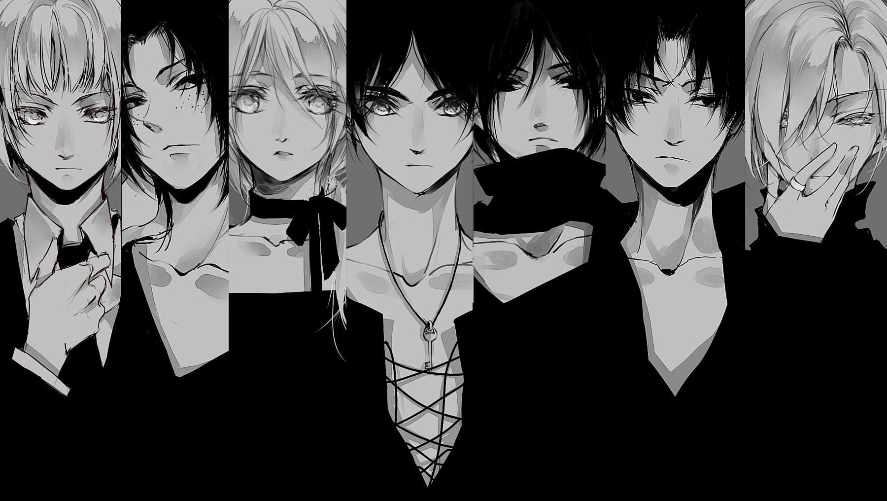 Characters from Shingeki no Kyojin HD Wallpaper
