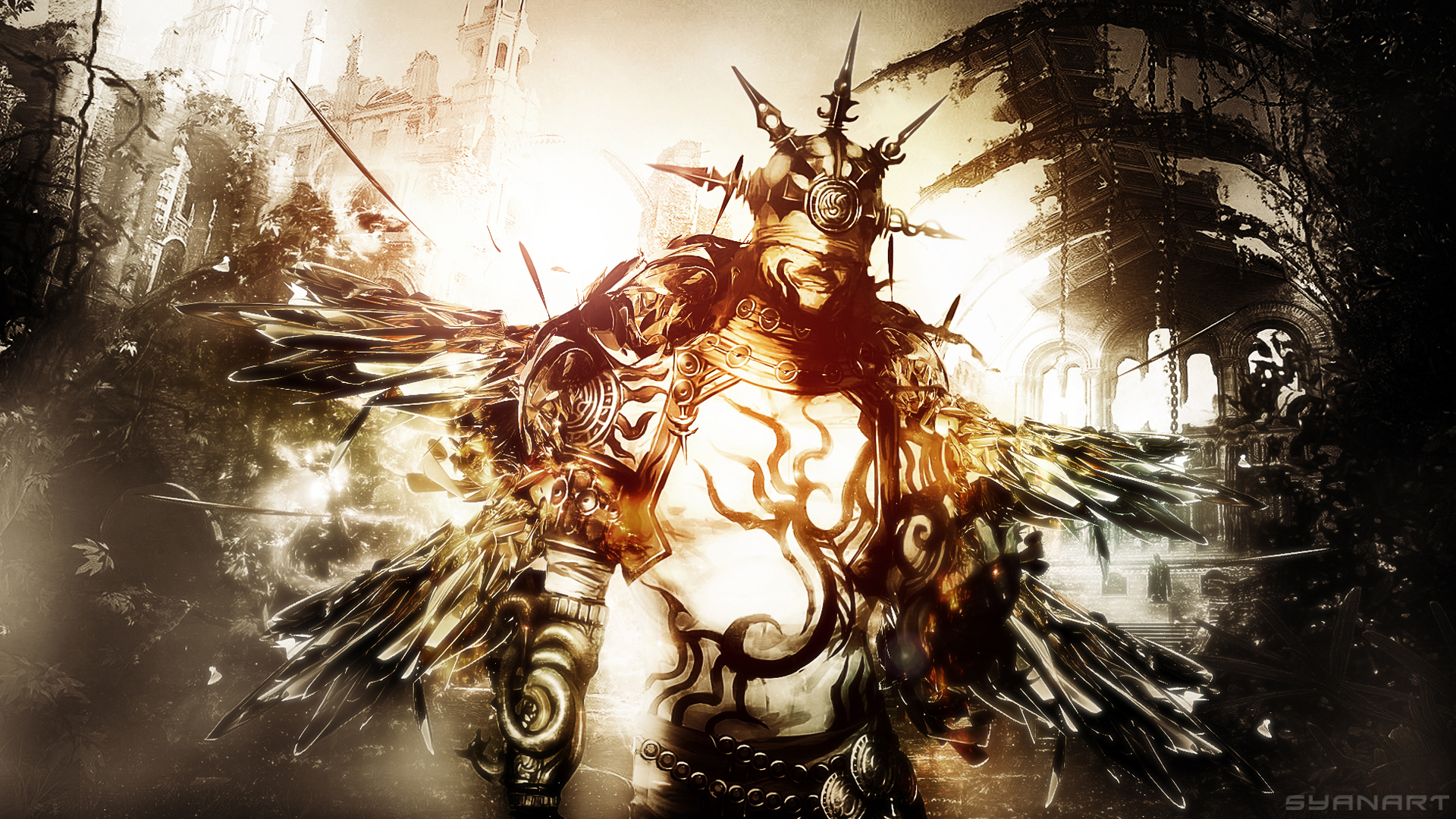 Guild Wars 2 Sun Warrior HD Wallpaper