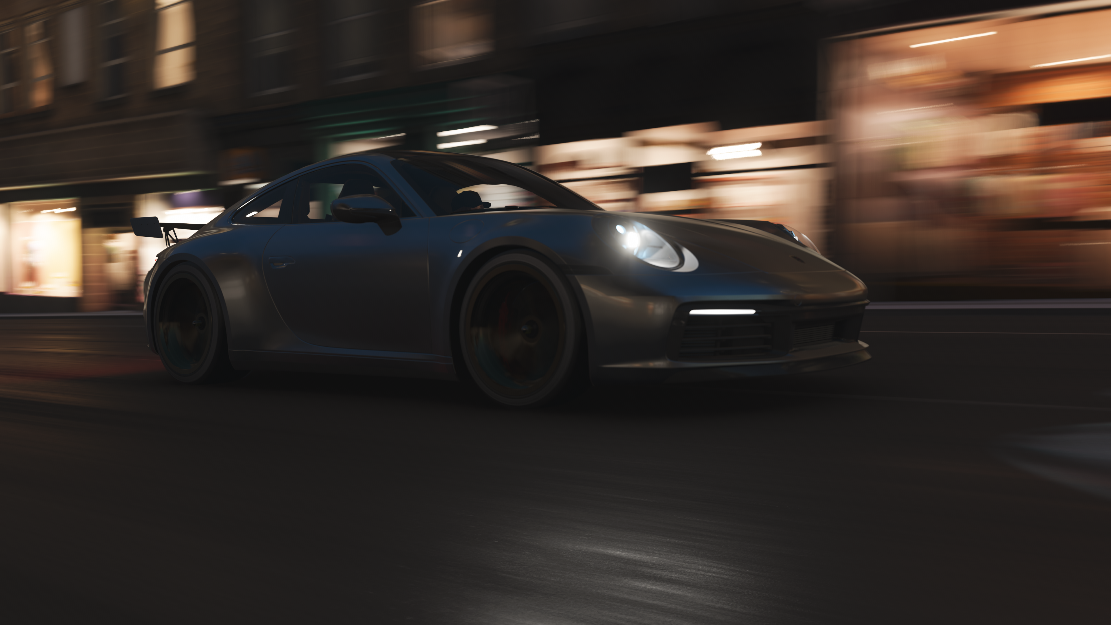 4K Porsche 911 992 racing in Forza Horizon 4 HD Wallpaper