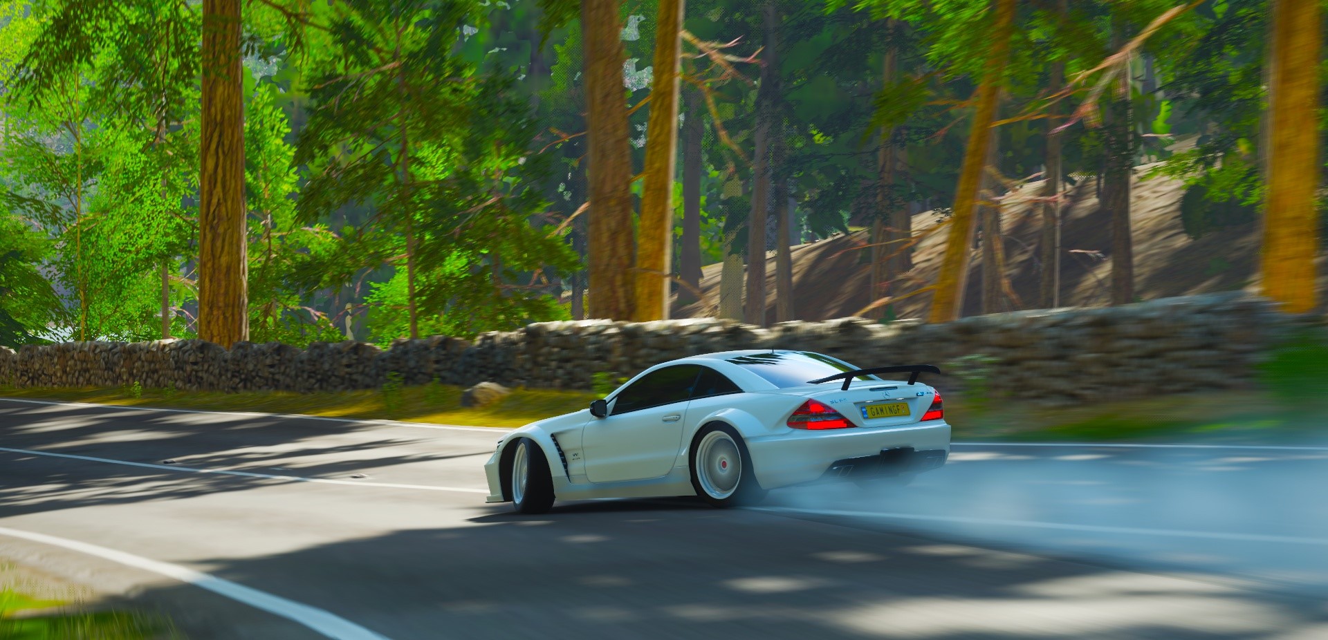 Mercedes-AMG SL 65 drifting in Forza Horizon 4 HD Wallpaper