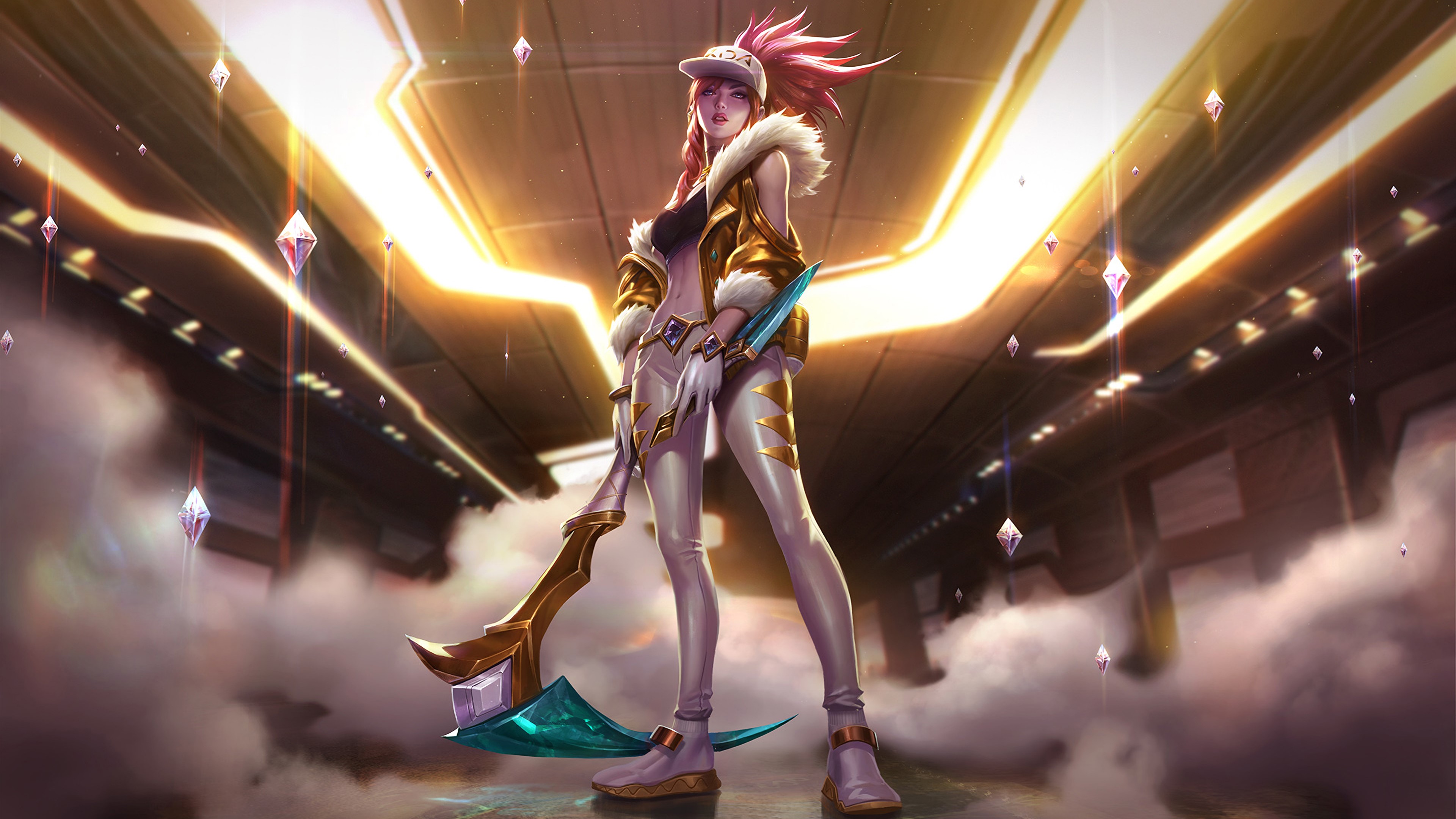 Akali from League of Legends artwork HD Wallpaper