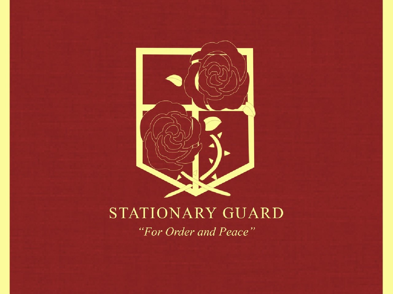 Stationary Guard emblem from Attack on Titan HD Wallpaper
