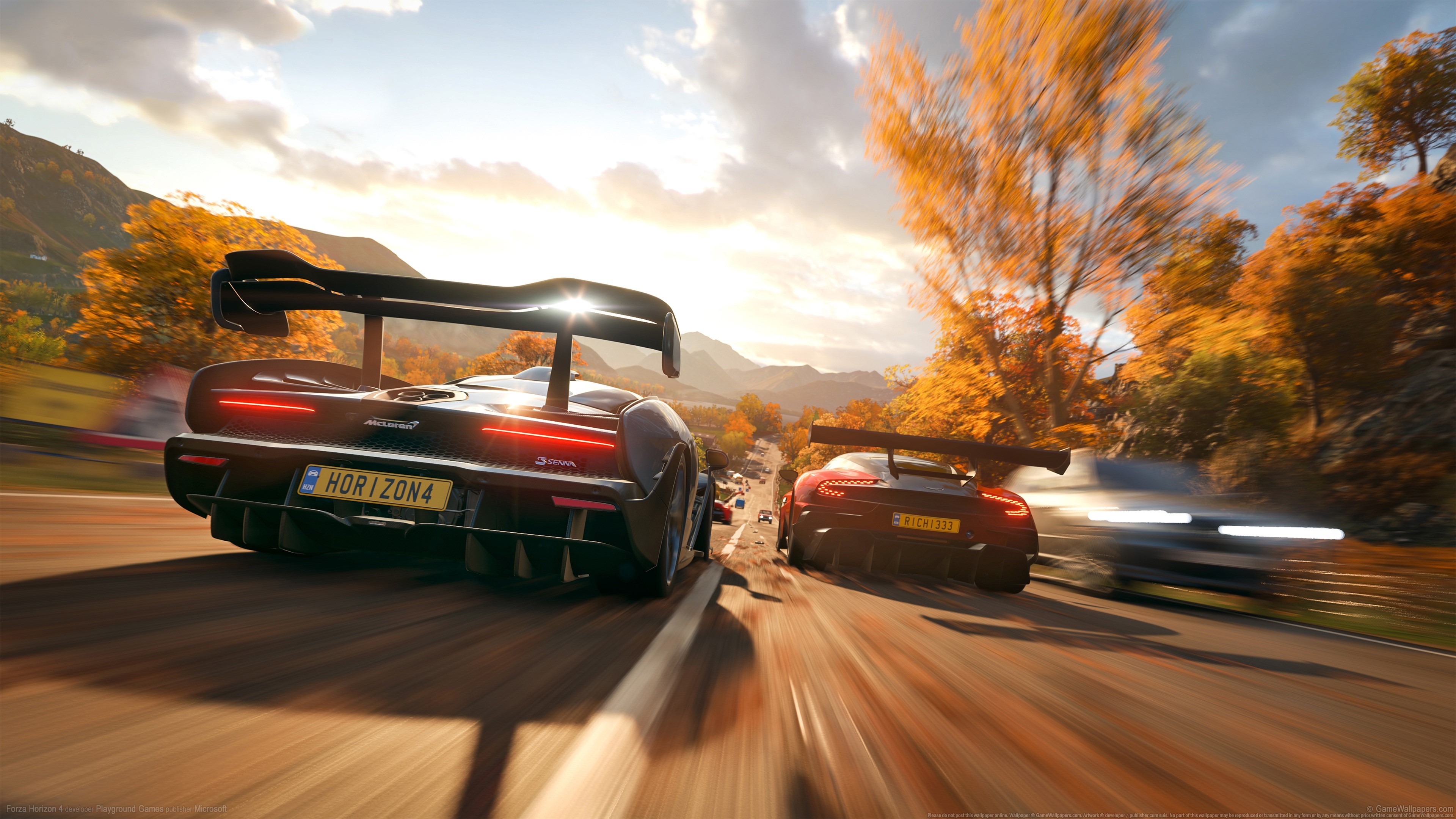 Forza Horizon 4 McLaren Sports Cars Racing HD Wallpaper
