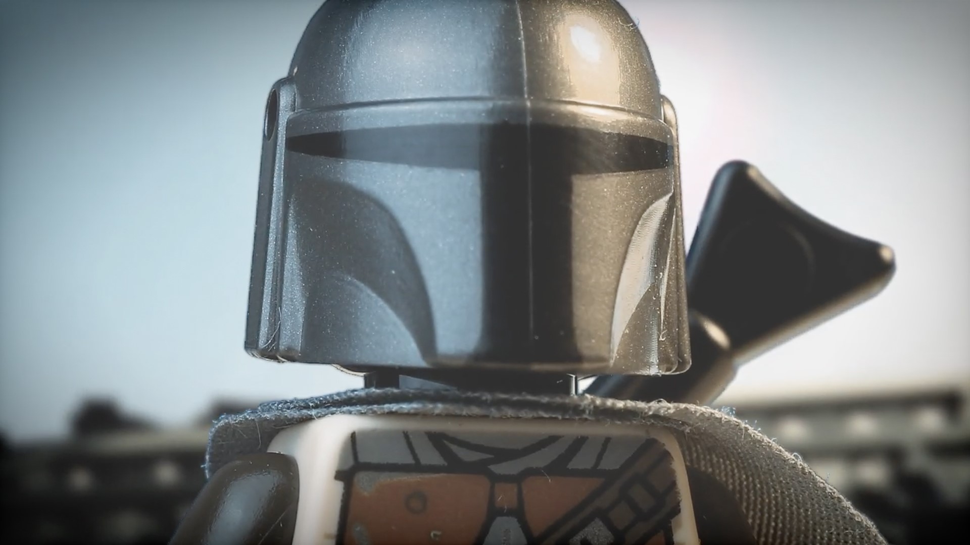 The Mandalorian LEGO Star Wars minifigure HD Wallpaper