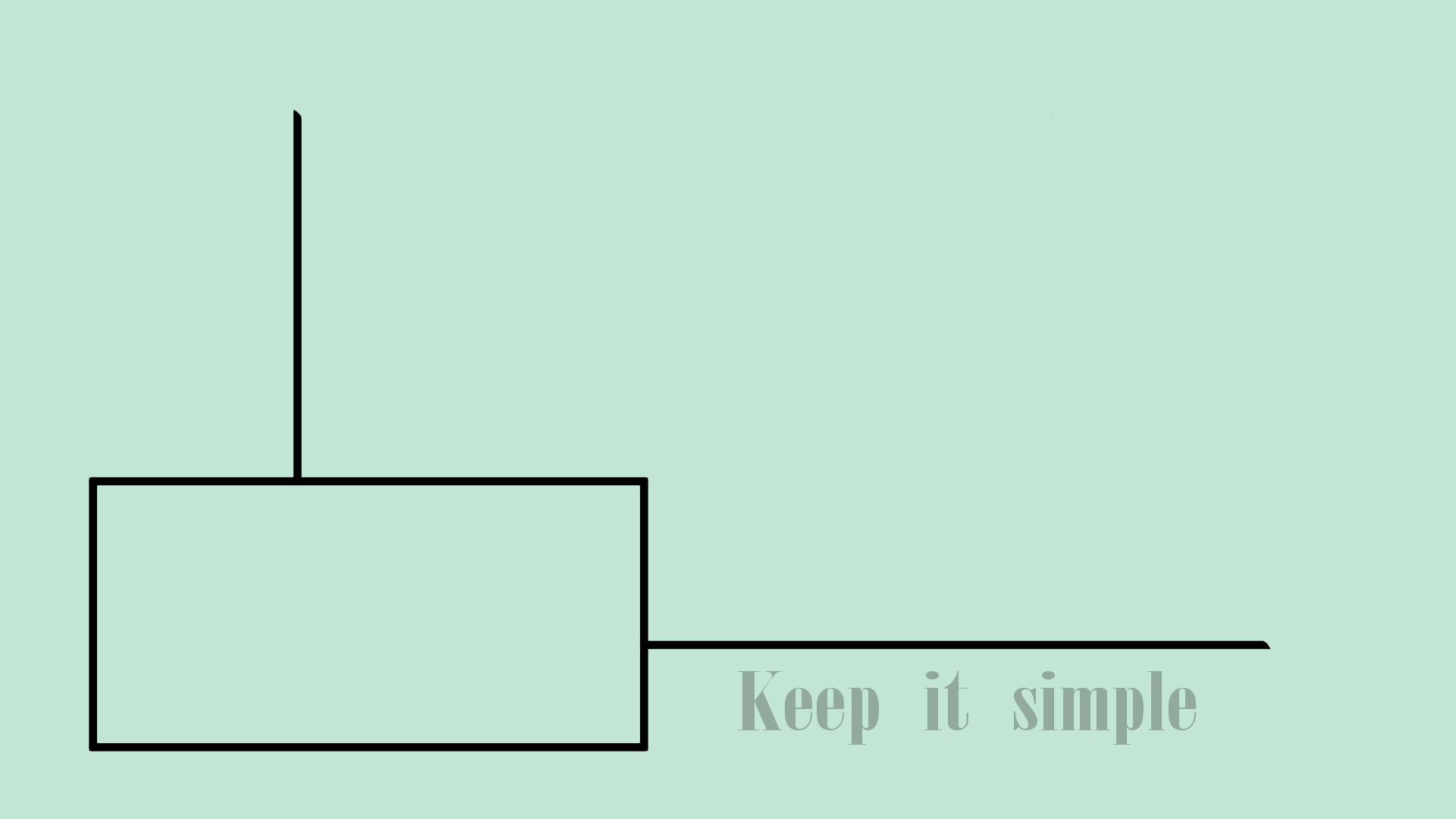 Minimalist geometric design with text HD Wallpaper