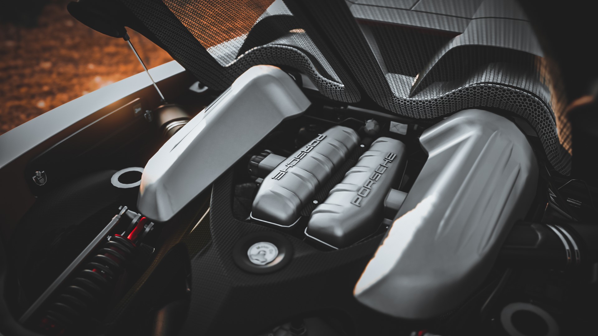 Porsche Carrera GT engine in Forza Horizon 4 HD Wallpaper