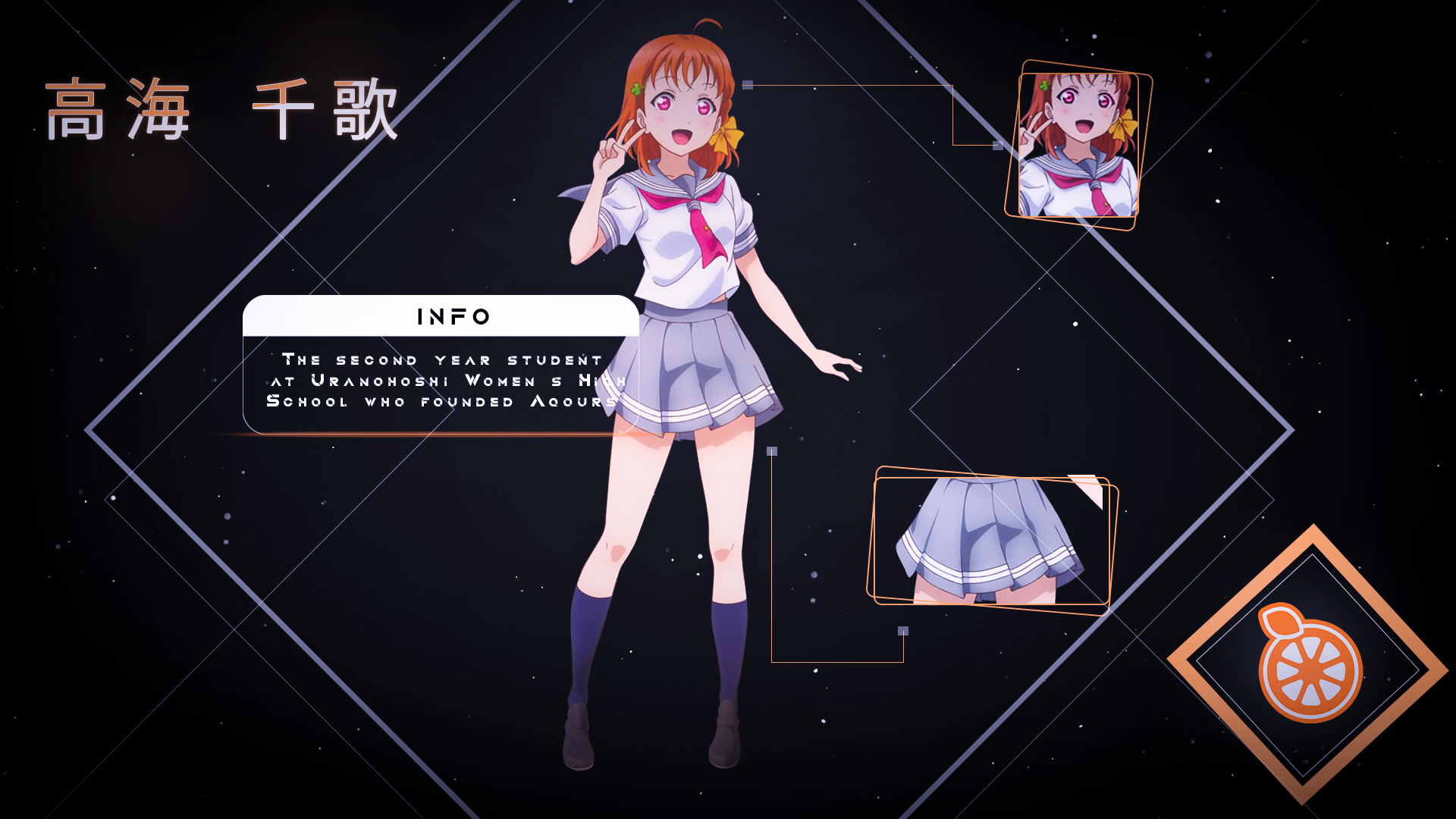 Takami Chika from Love Live! Sunshine HD Wallpaper