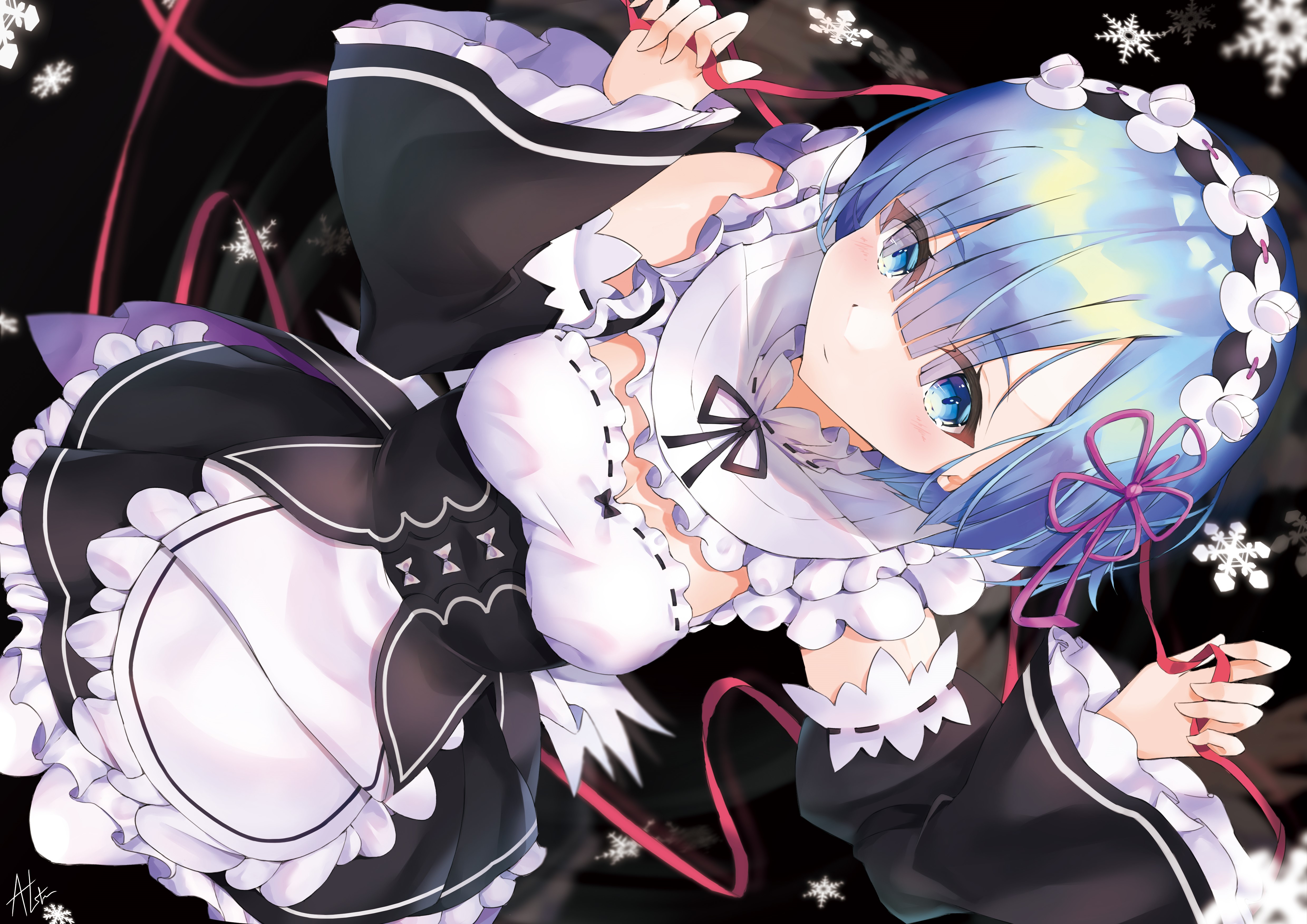 Rem from Re:Zero Kara Hajimeru Isekai Seikatsu HD Wallpaper