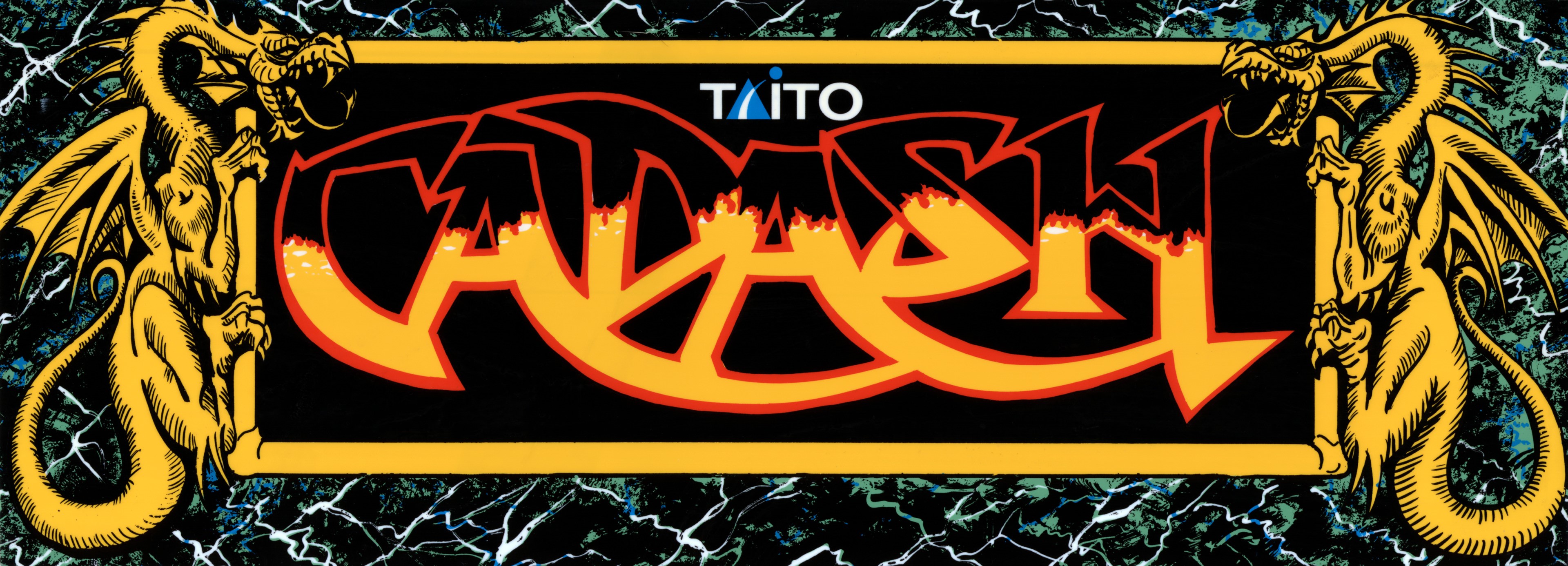Cadash Taito Arcade Marquee with Dragons HD Wallpaper