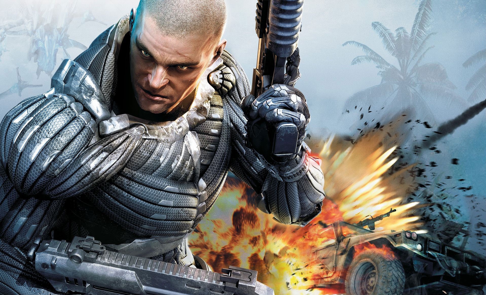 Crysis 2 video game cover art HD Wallpaper