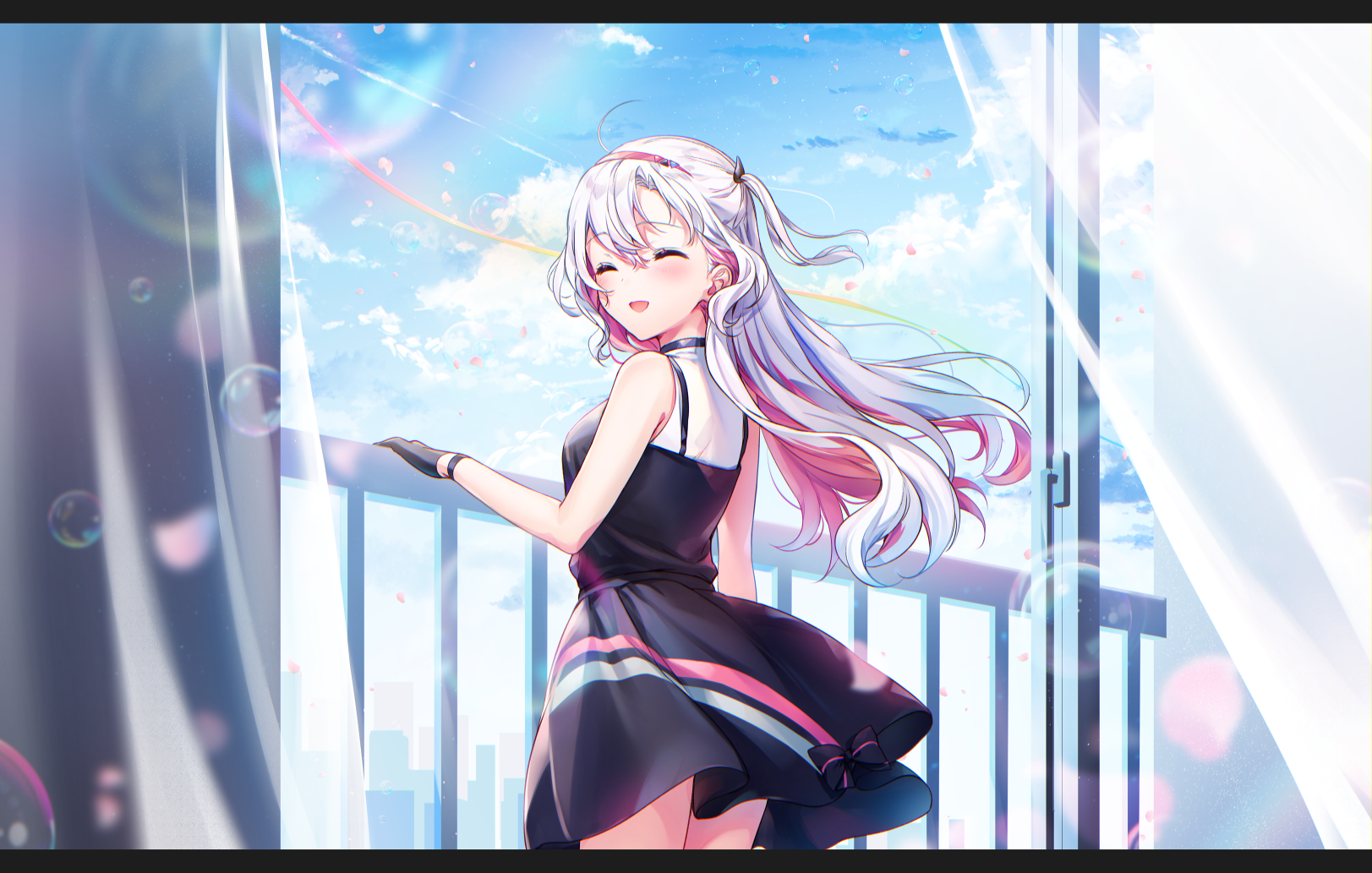 Komeshiro Kasu anime girl artwork HD Wallpaper