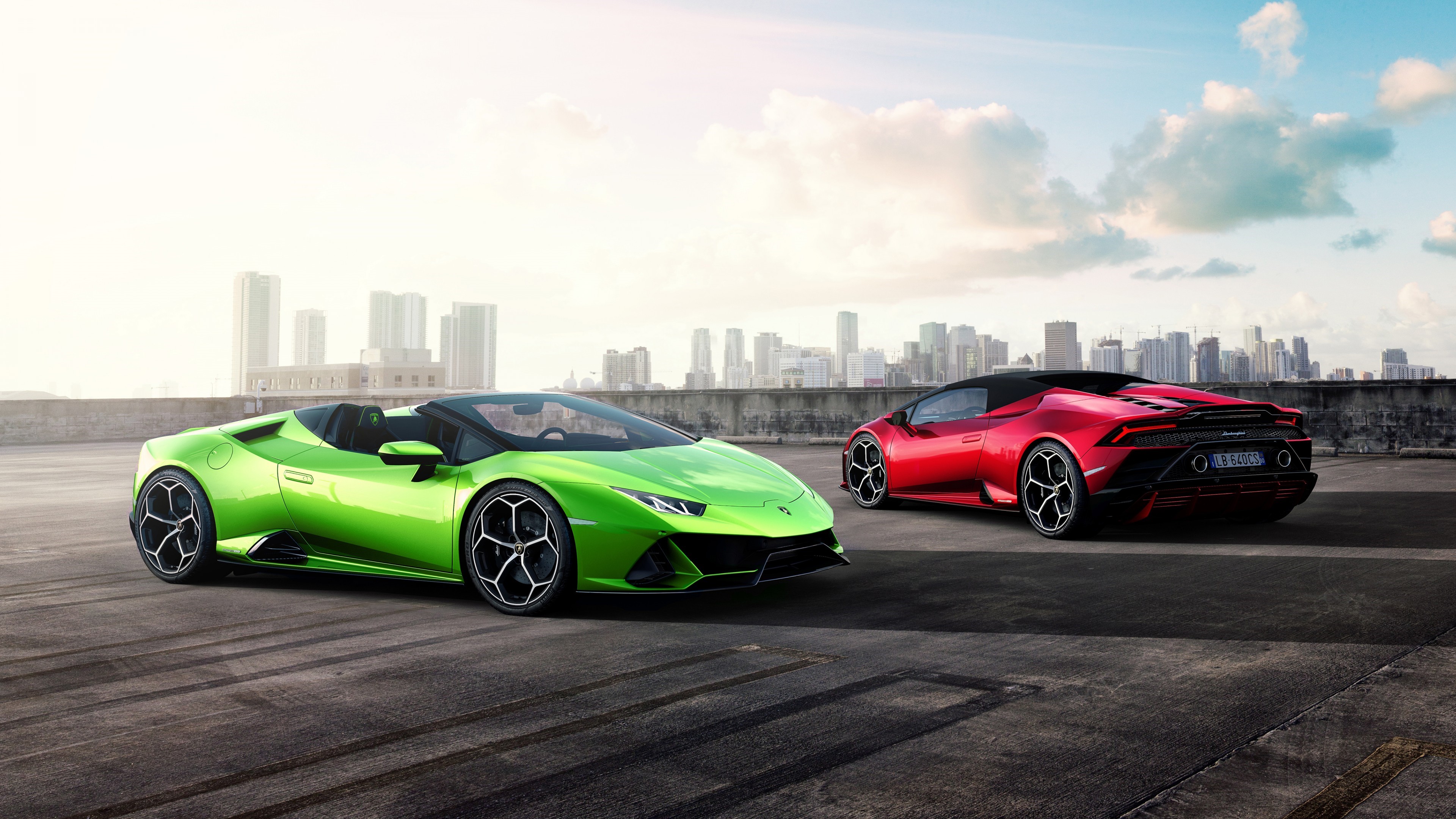 4K Lamborghini Huracan EVO RWD Spyder Supercars HD Wallpaper
