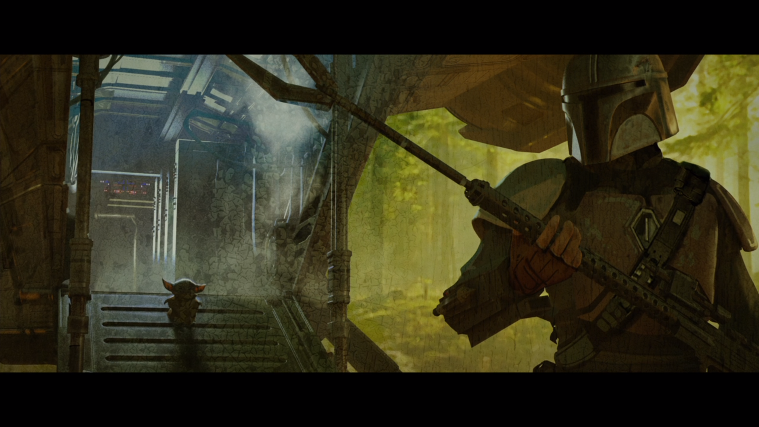 The Mandalorian and Grogu from Star Wars HD Wallpaper