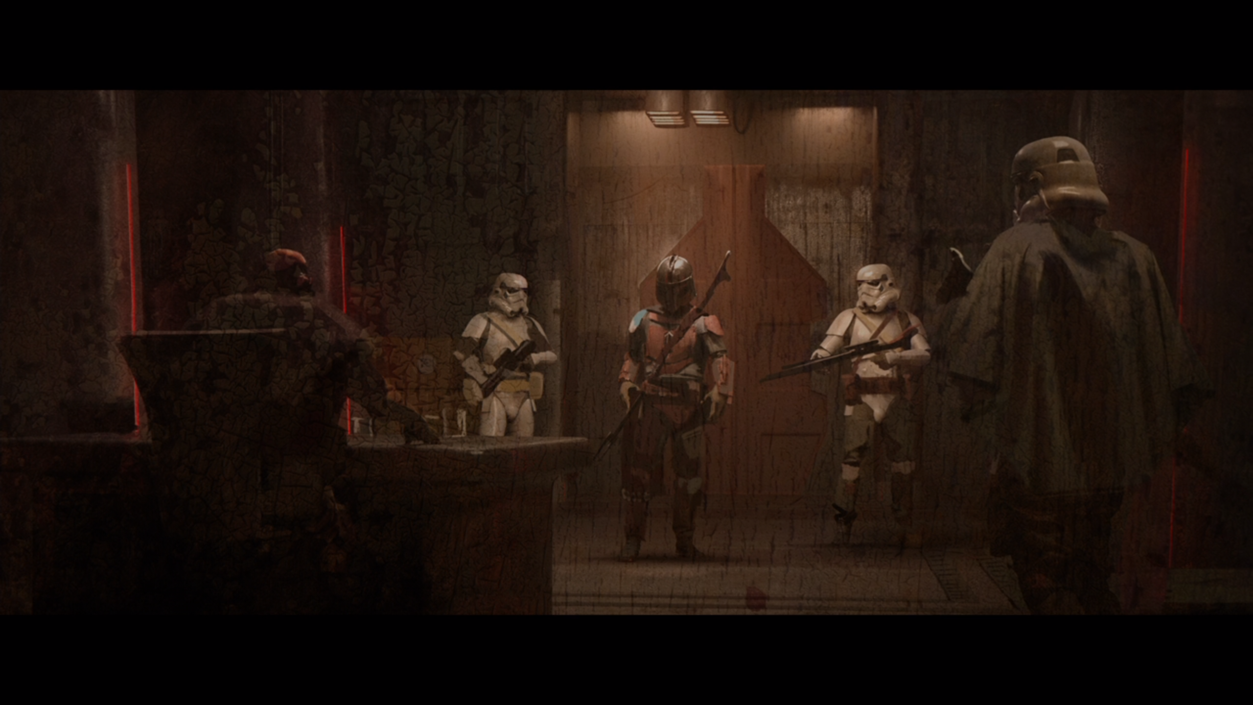 The Mandalorian and Stormtroopers in Star Wars HD Wallpaper