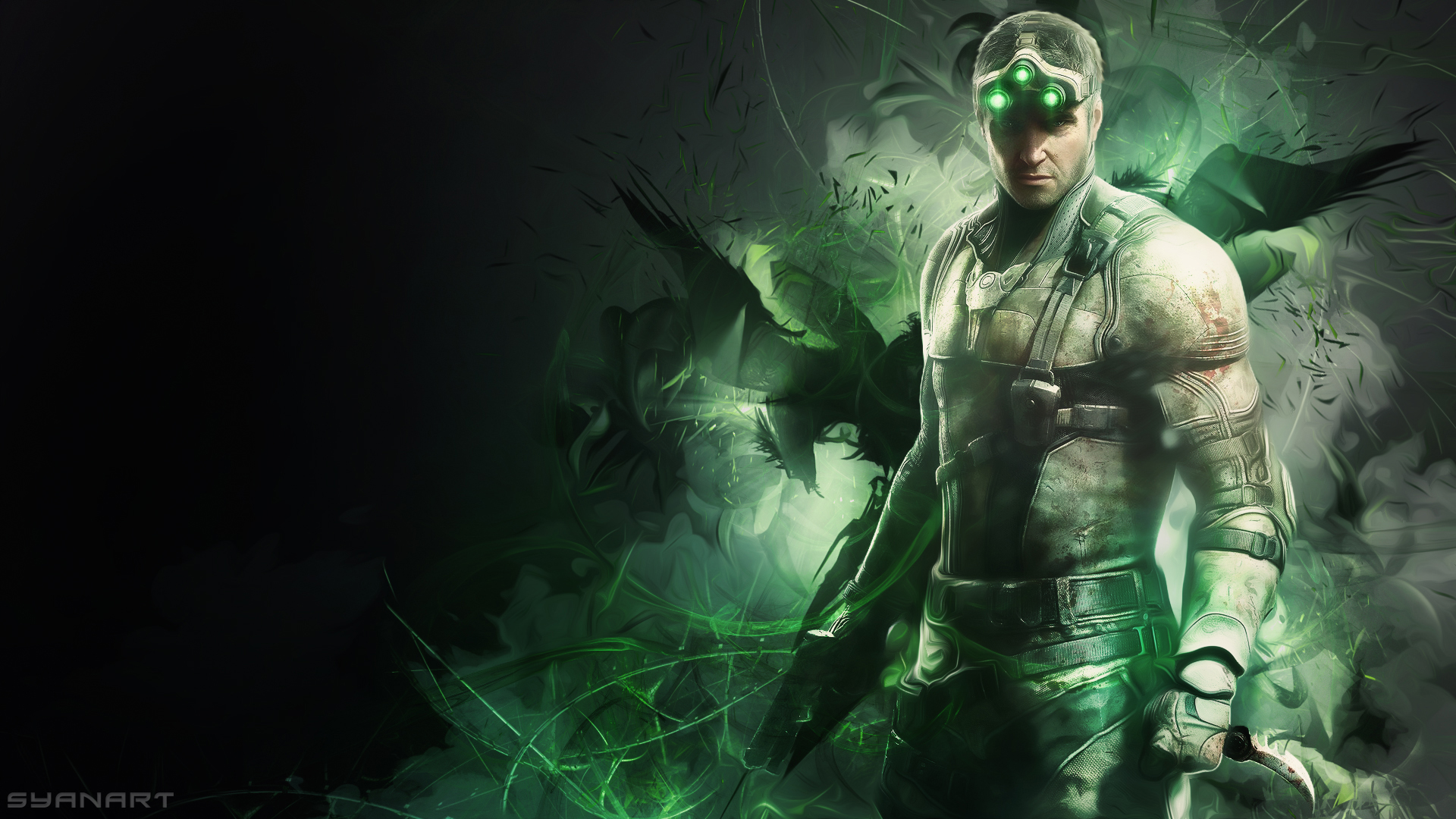 Sam Fisher from Tom Clancy's Splinter Cell: Blacklist HD Wallpaper