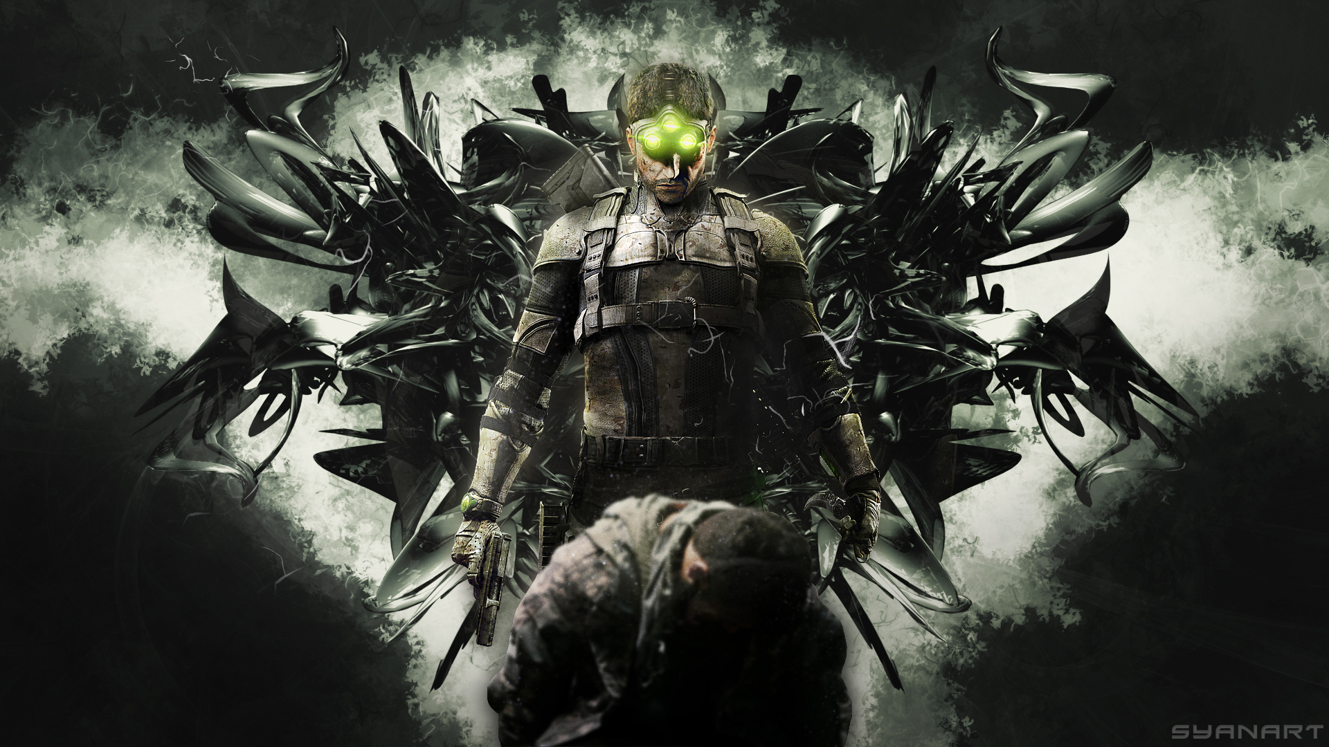 Sam Fisher from Tom Clancy's Splinter Cell: Blacklist HD Wallpaper