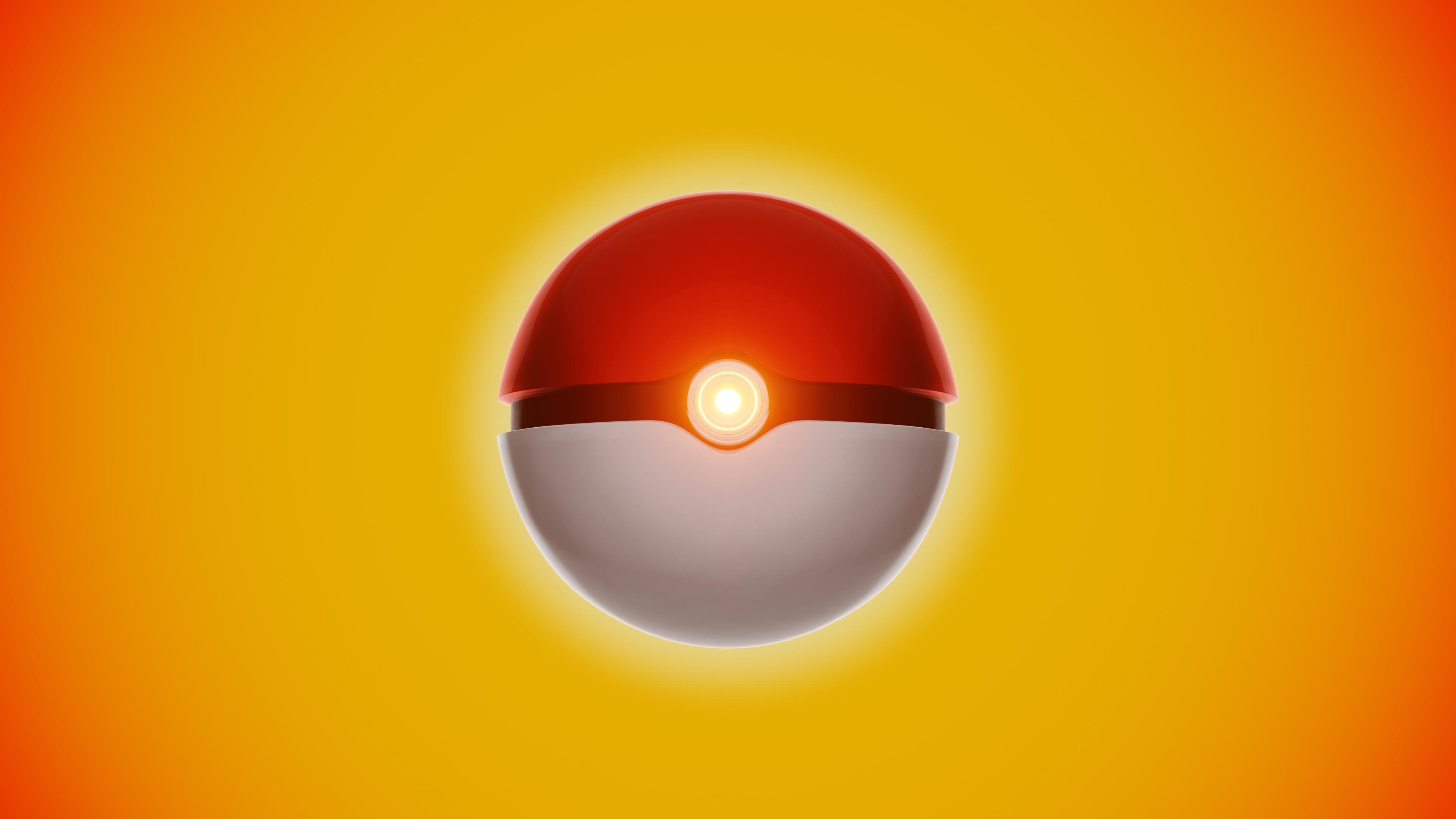 4K Pokémon Poké Ball CG Art HD Wallpaper