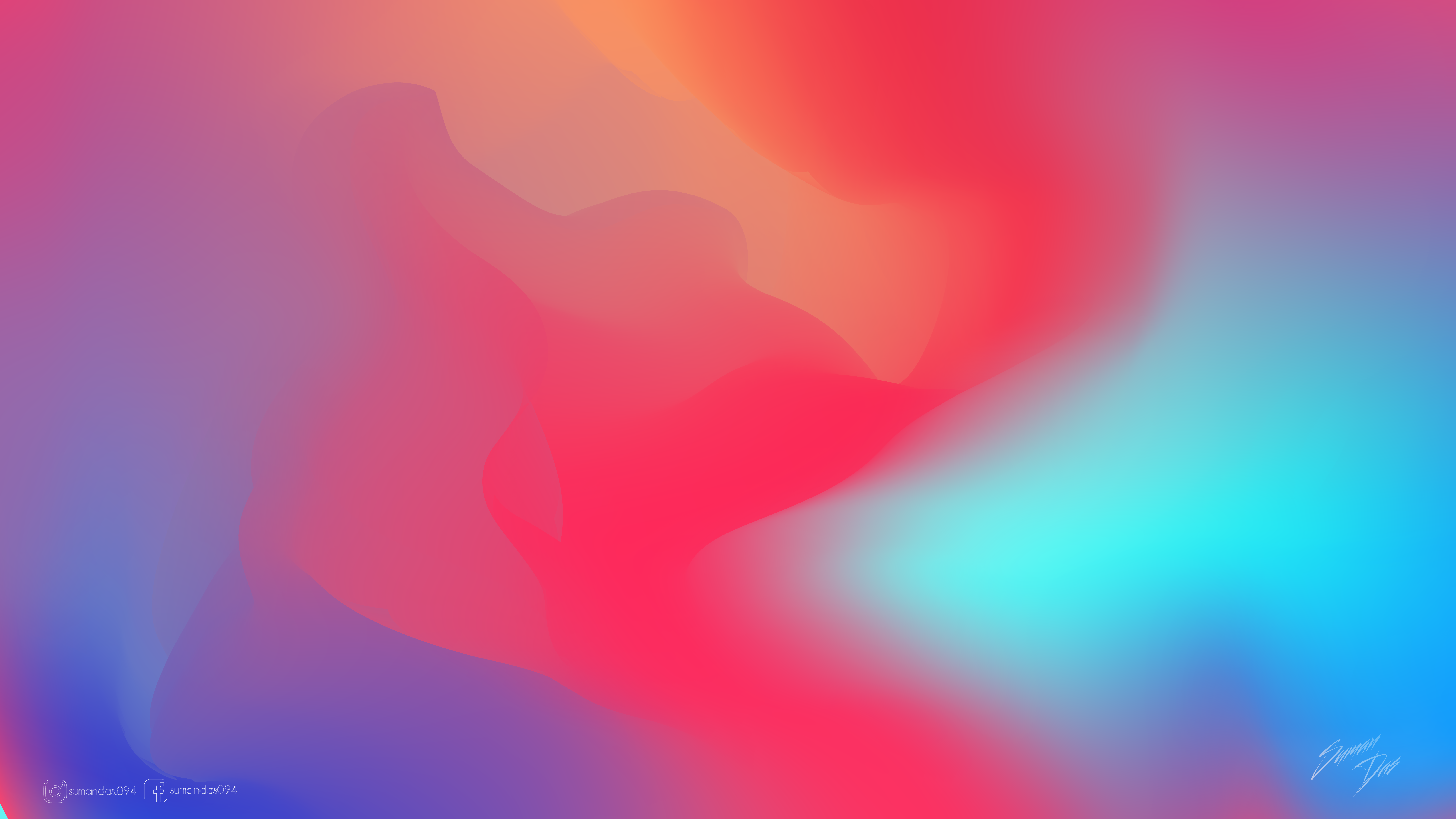 Abstract gradient digital art by sumandas094 HD Wallpaper