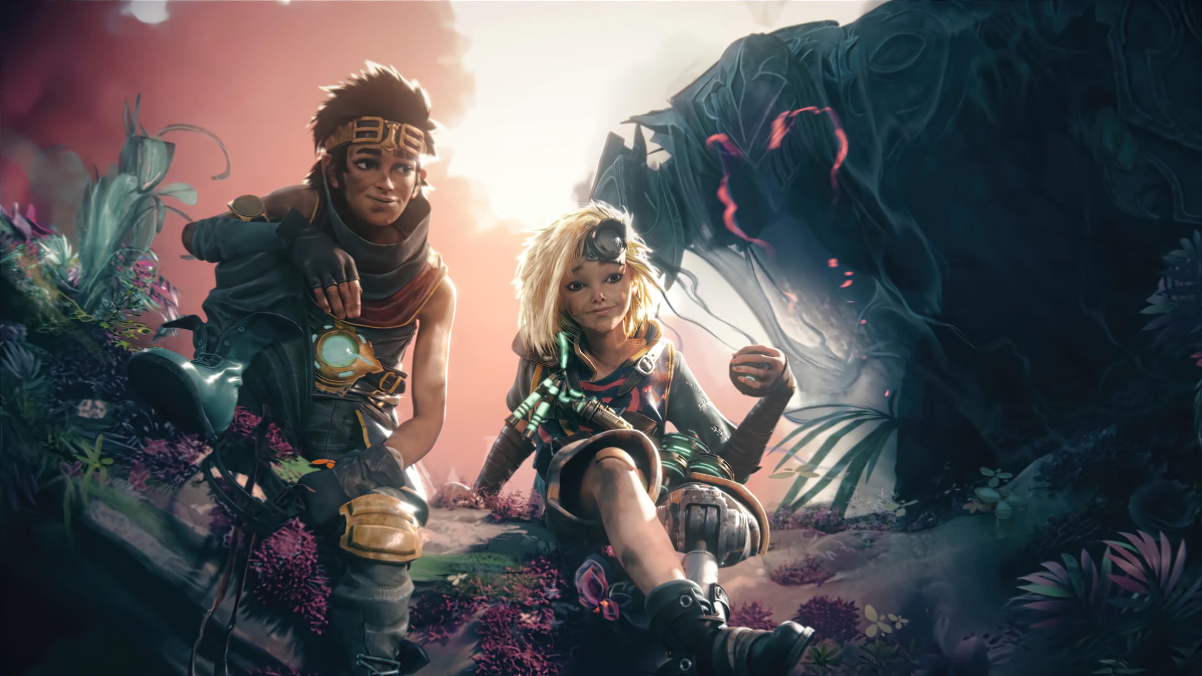 Two characters from League of Legends: Legends of Runeterra HD Wallpaper