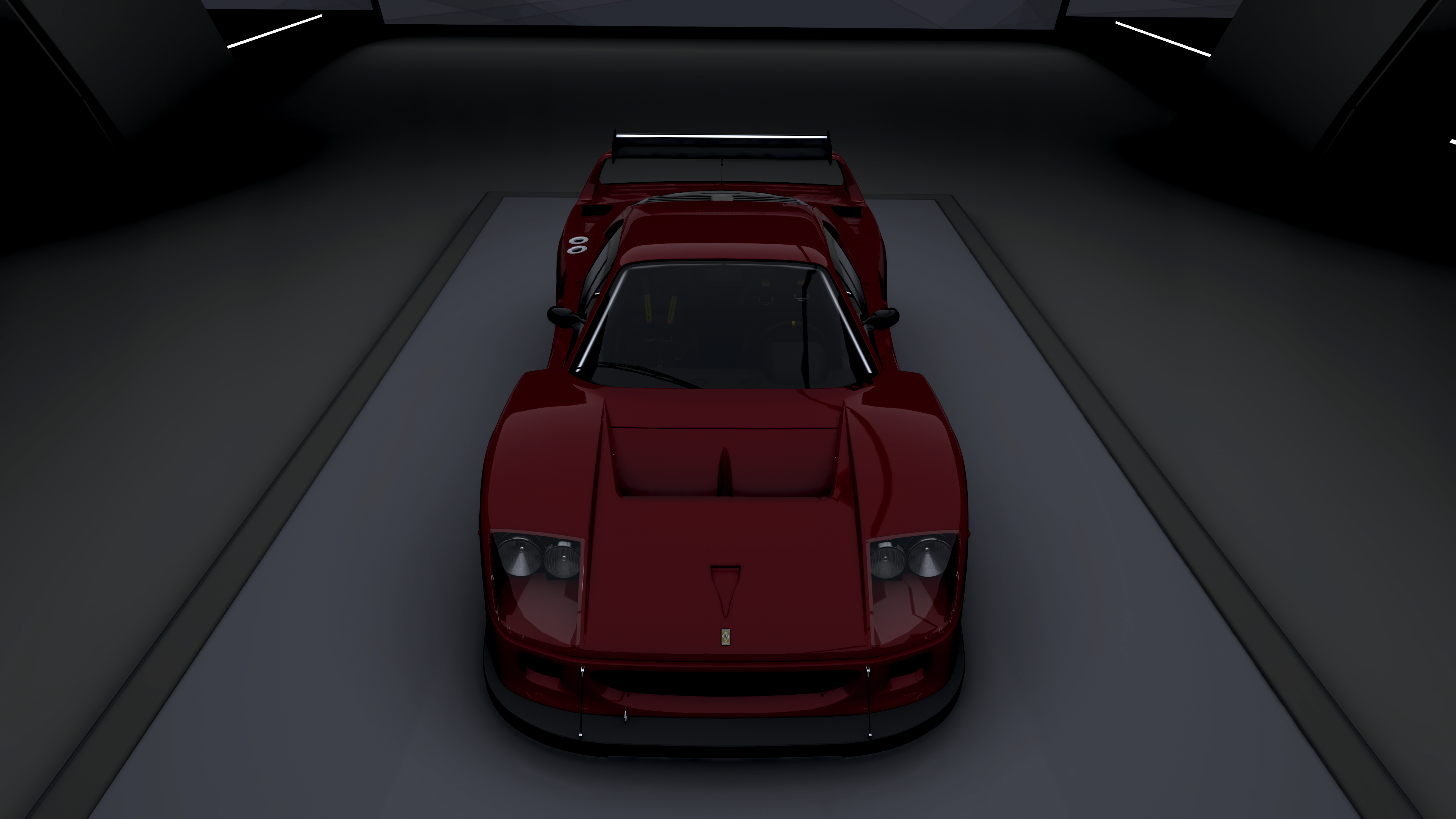 Red Ferrari race car in Forza Horizon 4 HD Wallpaper