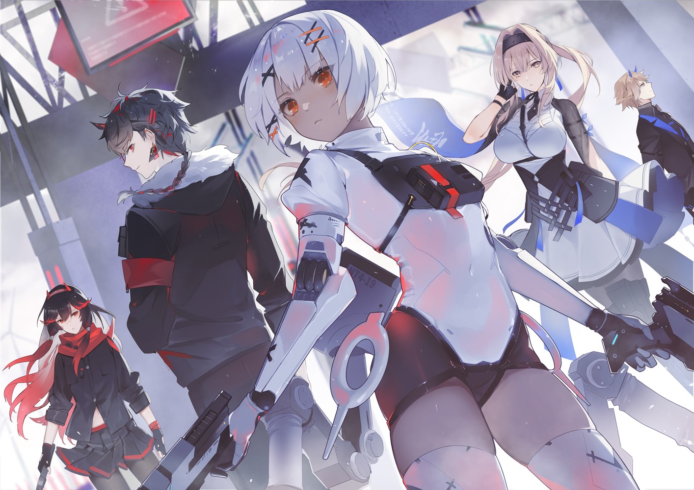 Characters from Punishing: Gray Raven HD Wallpaper