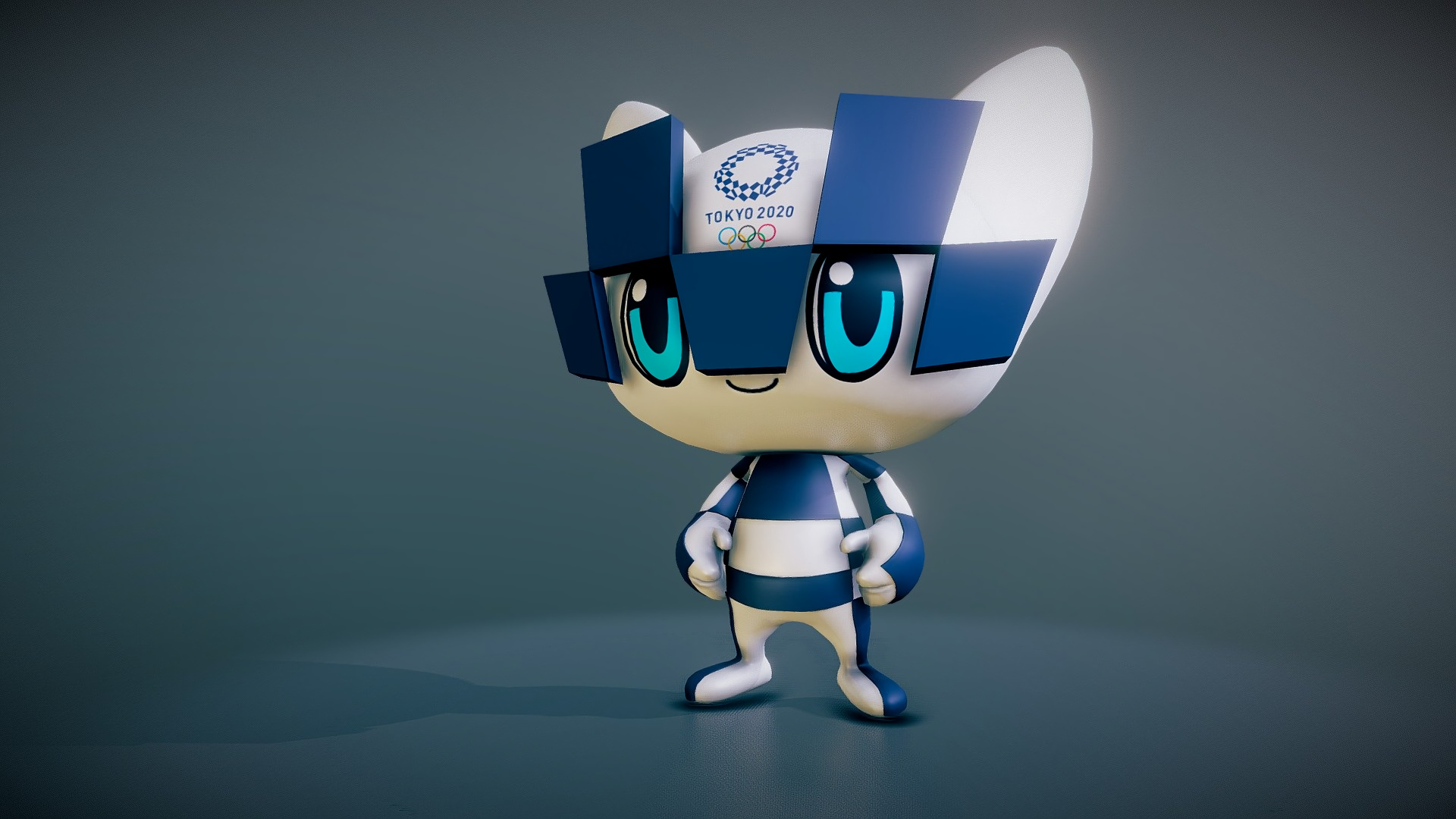 Miraitowa, the Tokyo 2020 Olympics Mascot HD Wallpaper