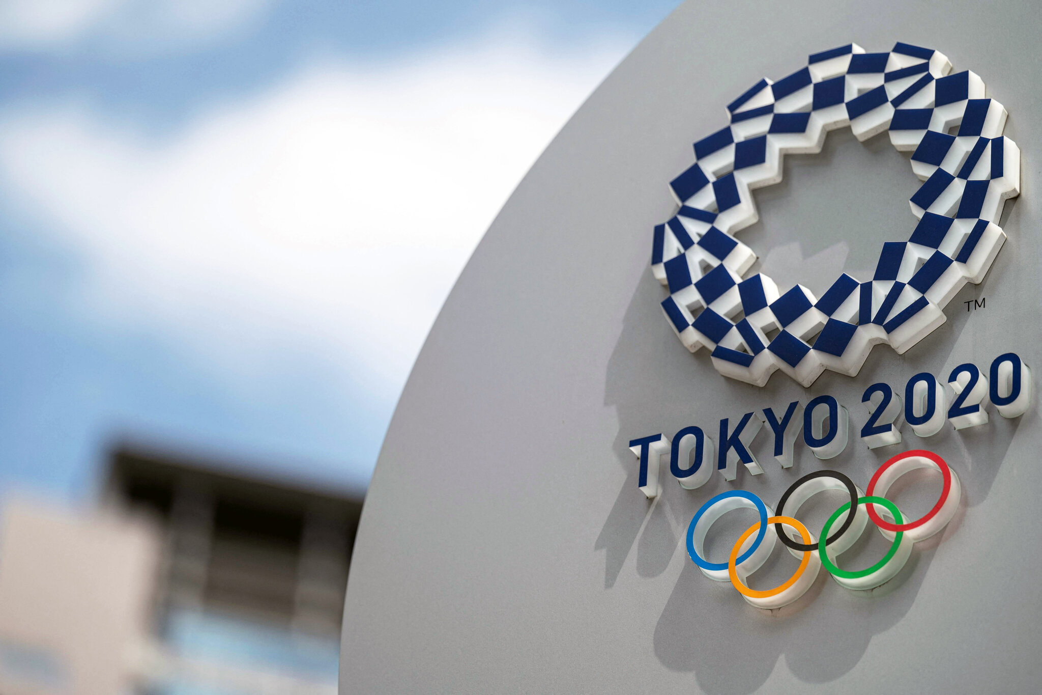 Tokyo 2020 Olympics Logo and Rings HD Wallpaper