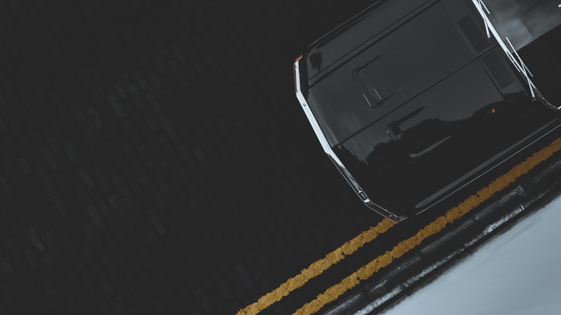 Black Ford Mustang from Forza Horizon 4 HD Wallpaper