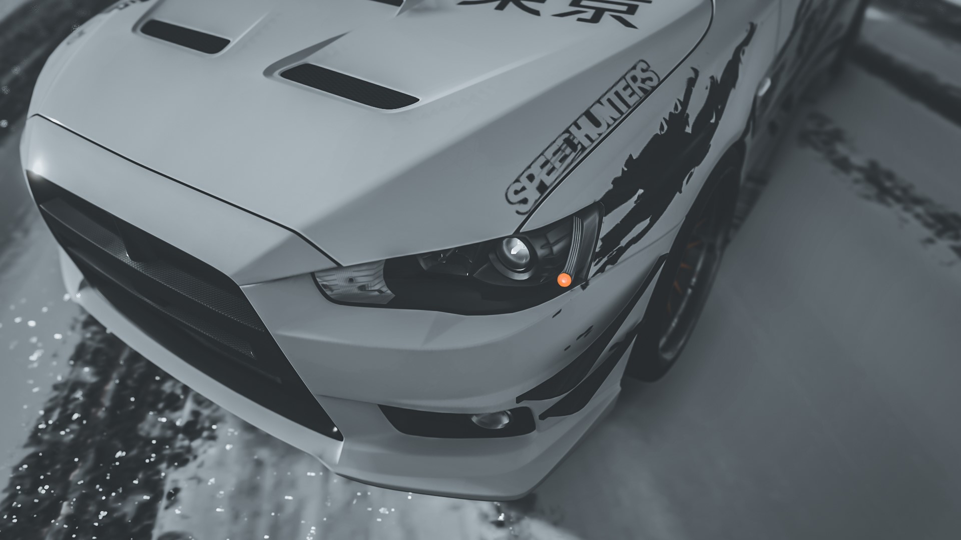 Mitsubishi Lancer Evo X from Forza Horizon 4 HD Wallpaper