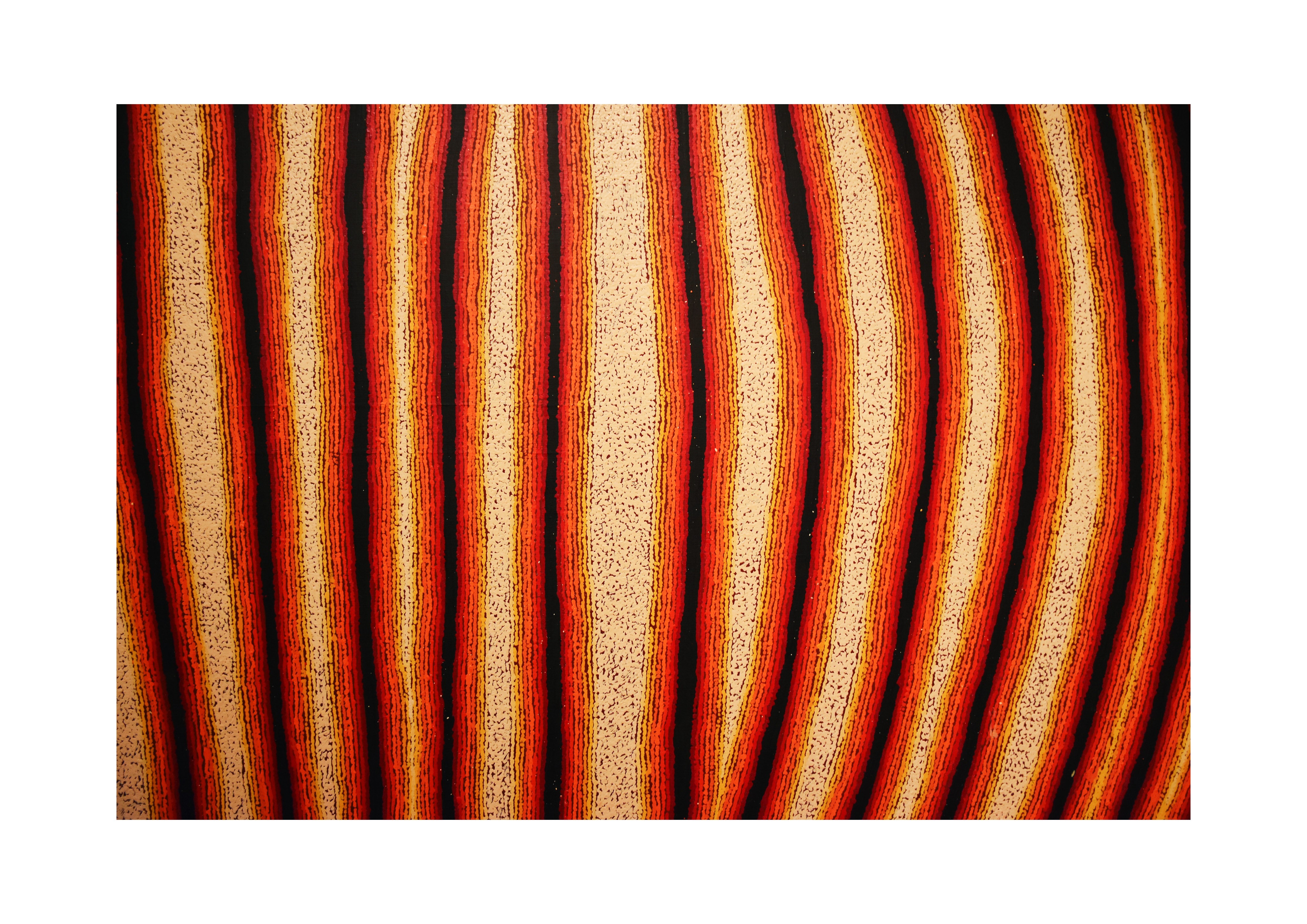 Abstract striped pattern in warm colors HD Wallpaper