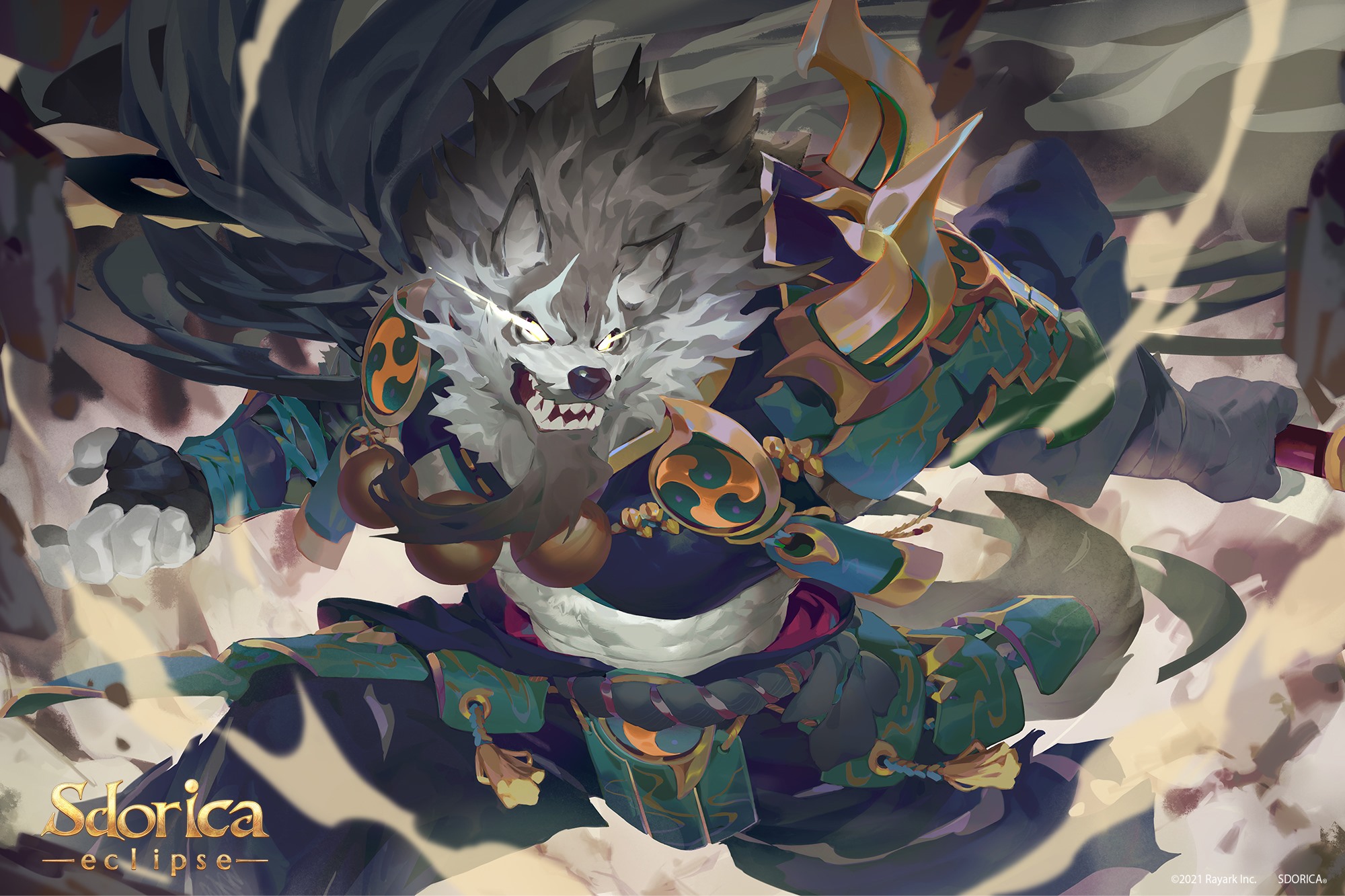 Sdorica: Eclipse Wolf Warrior HD Wallpaper