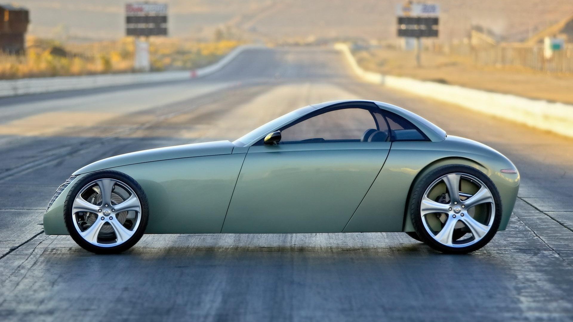 Volvo T6 Roadster concept car side view HD Wallpaper