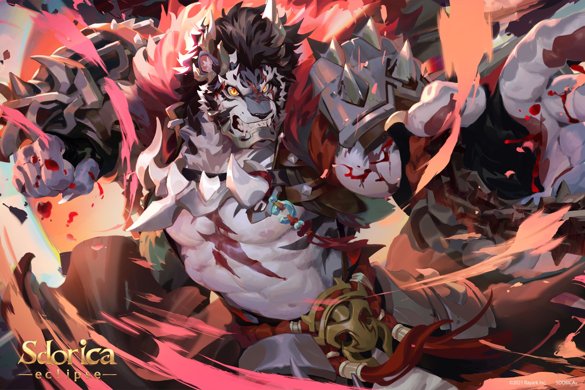 Sdorica Eclipse Tiger Warrior HD Wallpaper