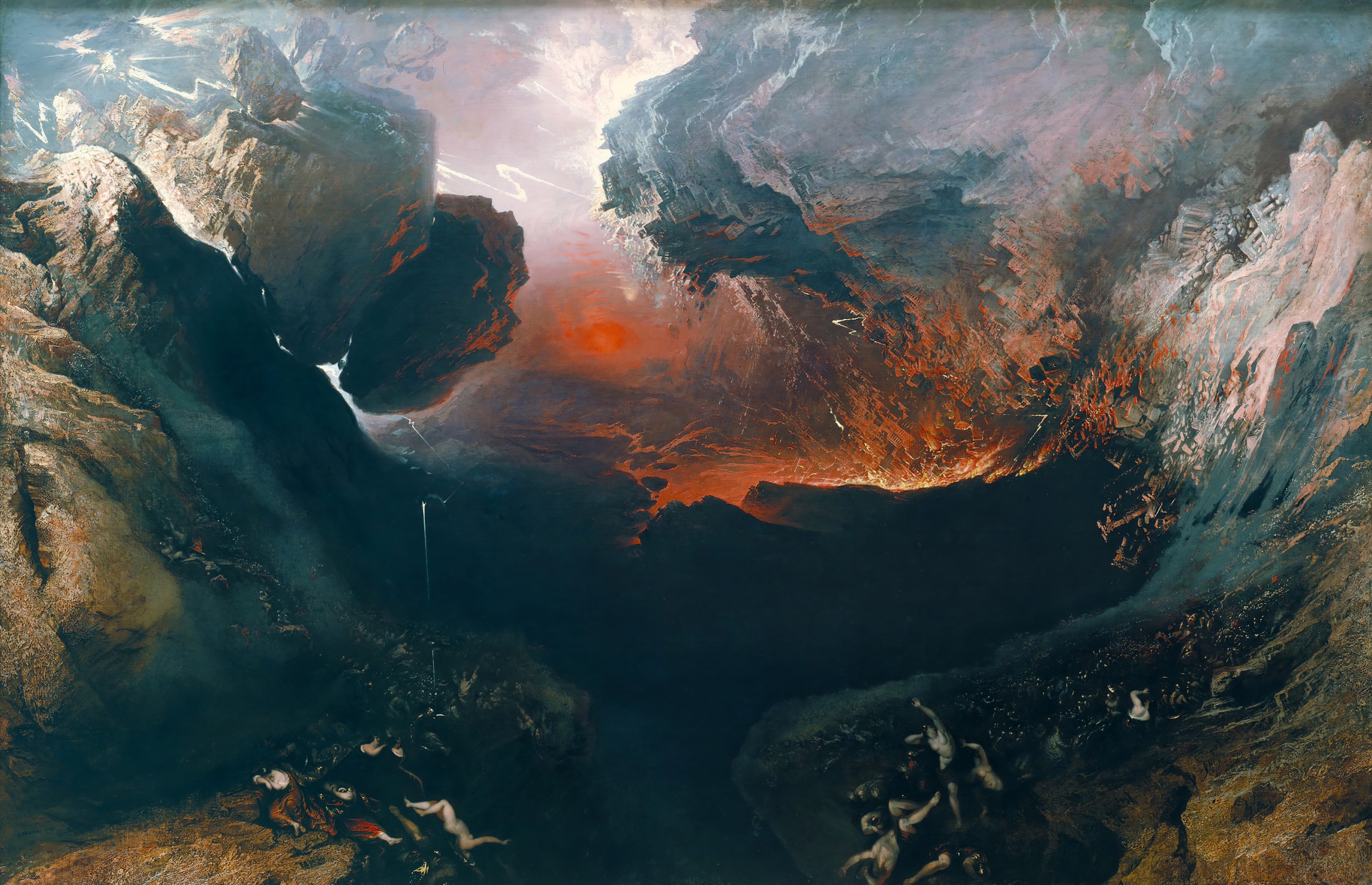 The Great Day of His Wrath by John Martin HD Wallpaper