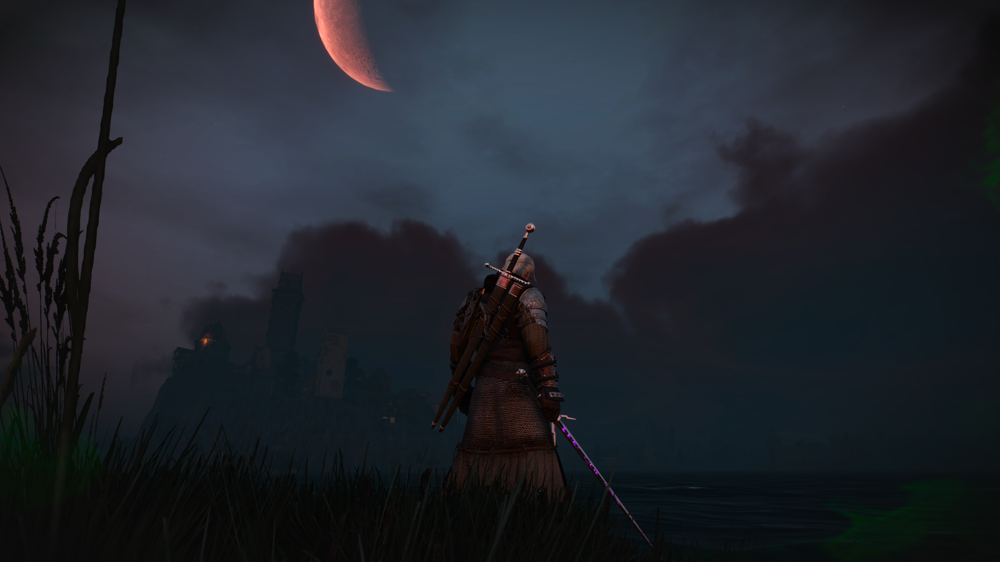 Geralt of Rivia from The Witcher 3: Wild Hunt 4K HD Wallpaper