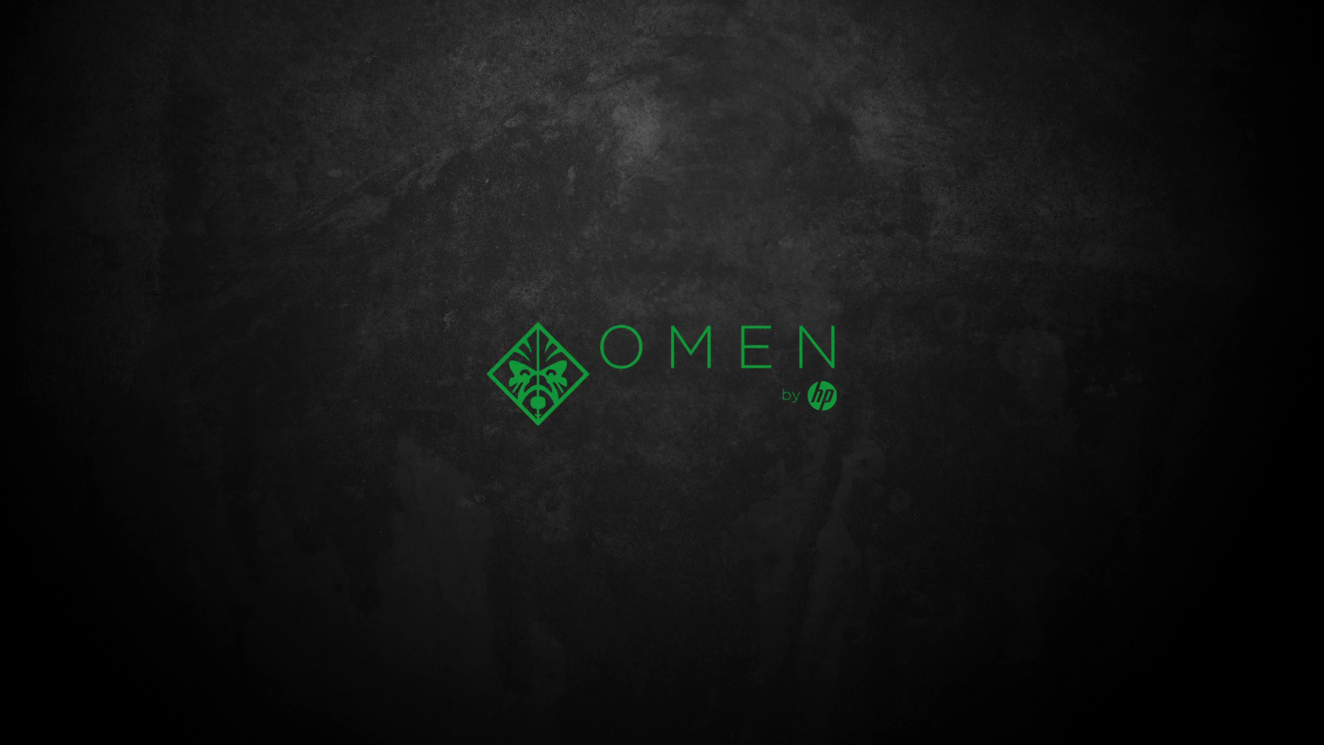 Omen by HP logo on a dark background HD Wallpaper