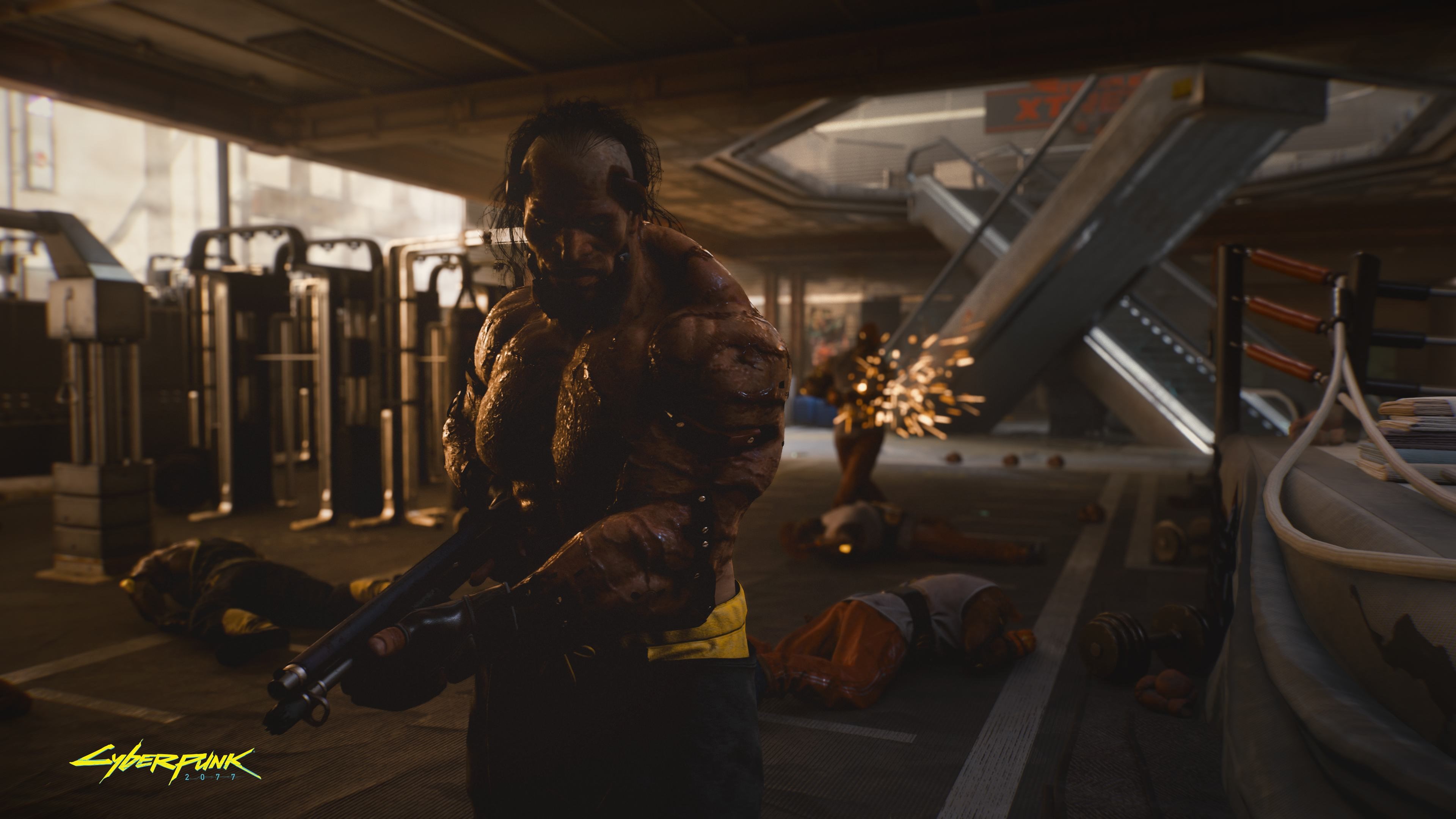 Cyberpunk 2077 screenshot with Animals faction member HD Wallpaper