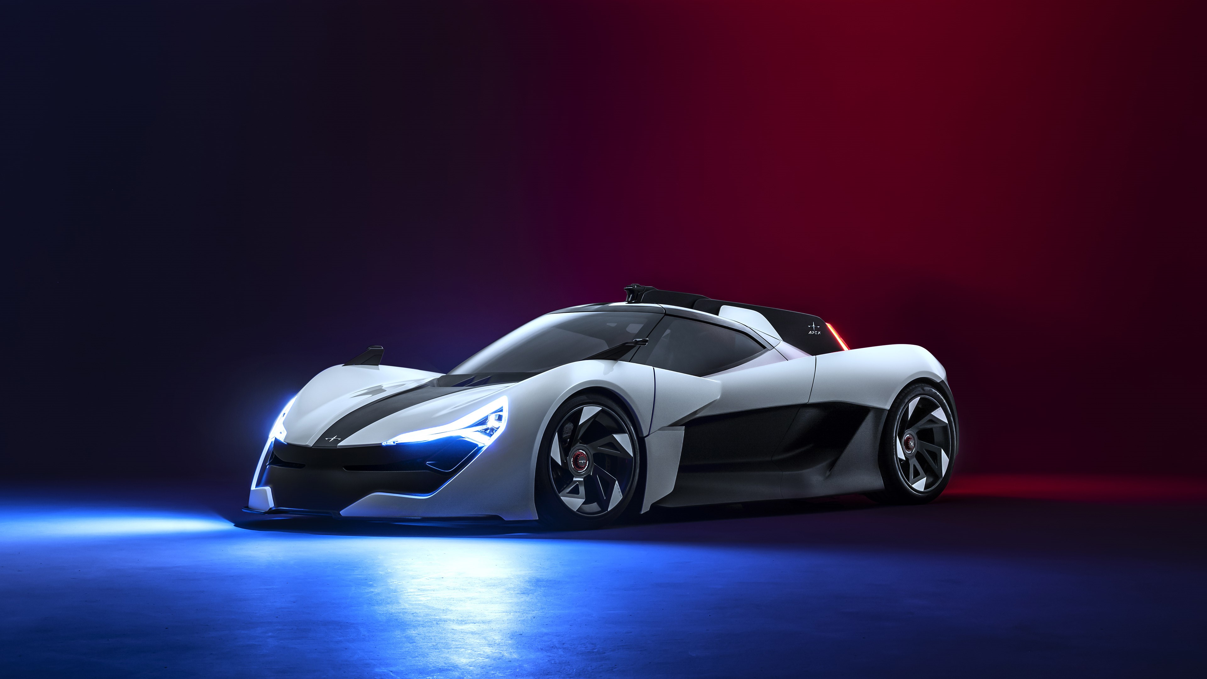 4K Apex AP-0 electric concept car HD Wallpaper