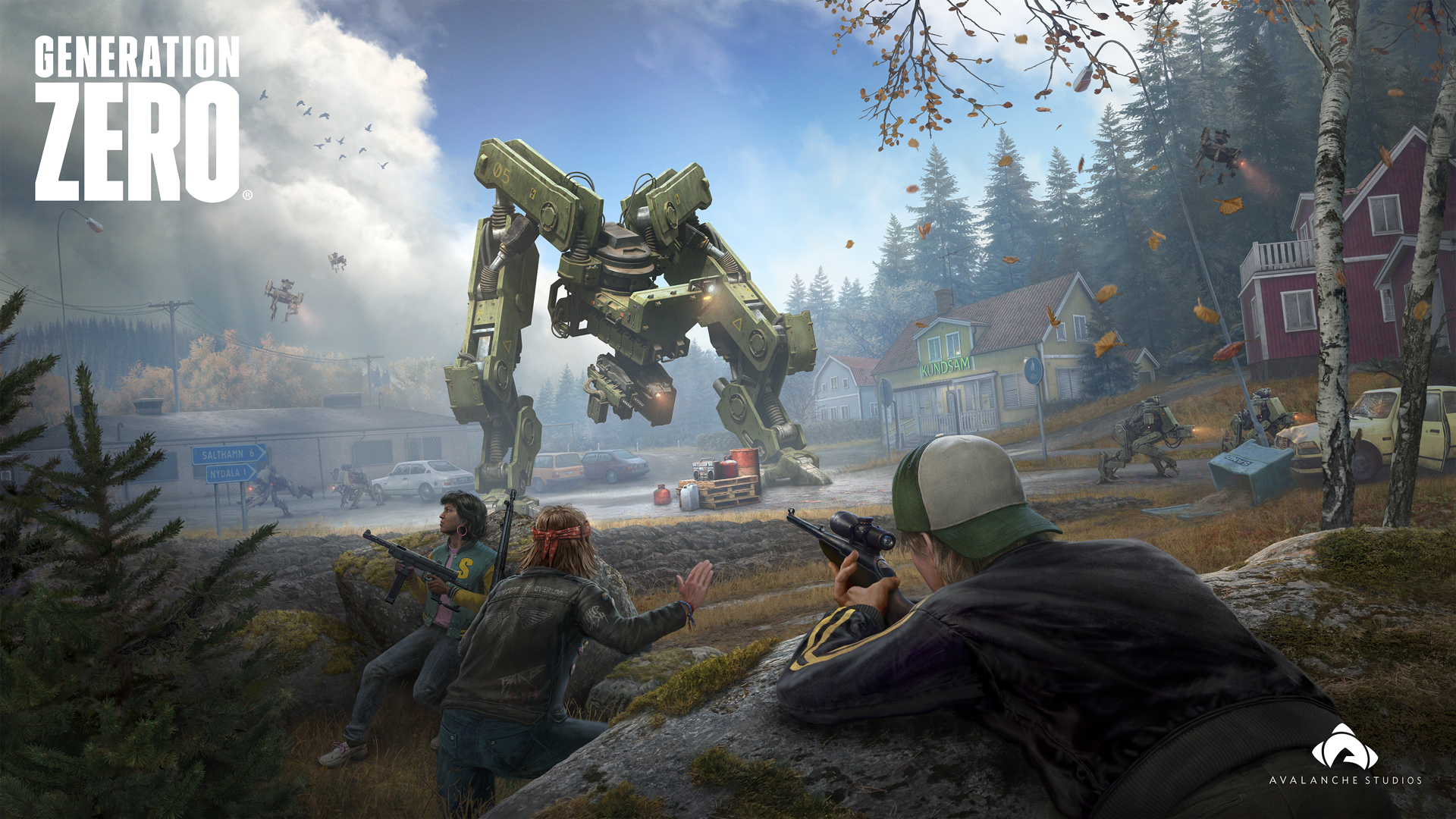 Generation Zero Robot Battle HD Wallpaper