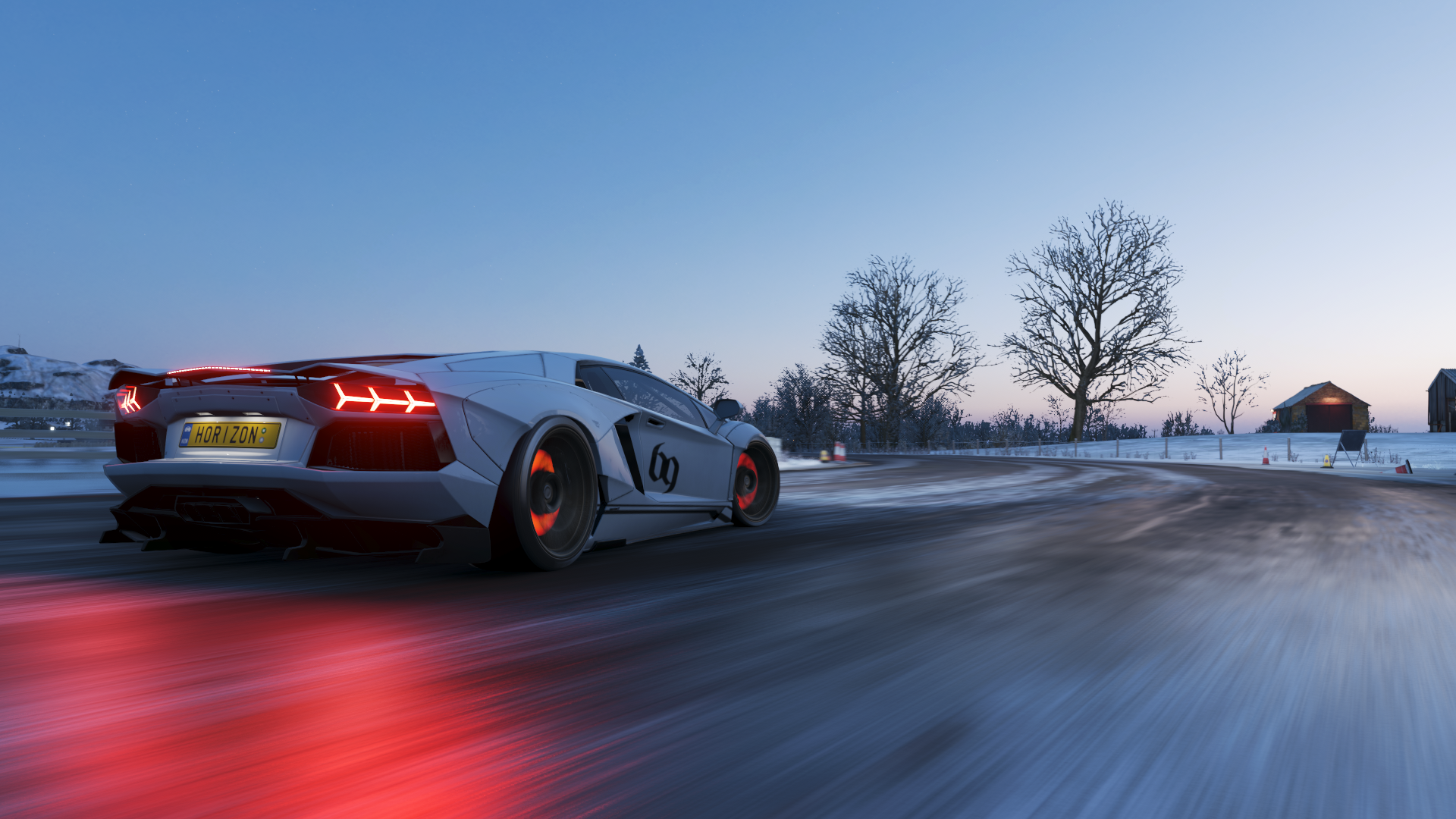 Lamborghini Aventador SVJ in Forza Horizon 4 HD Wallpaper