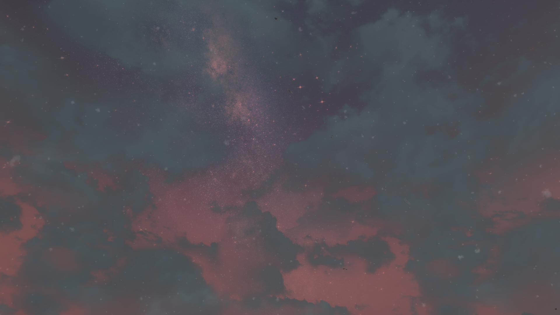 The Elder Scrolls V: Skyrim clouds and stars HD Wallpaper