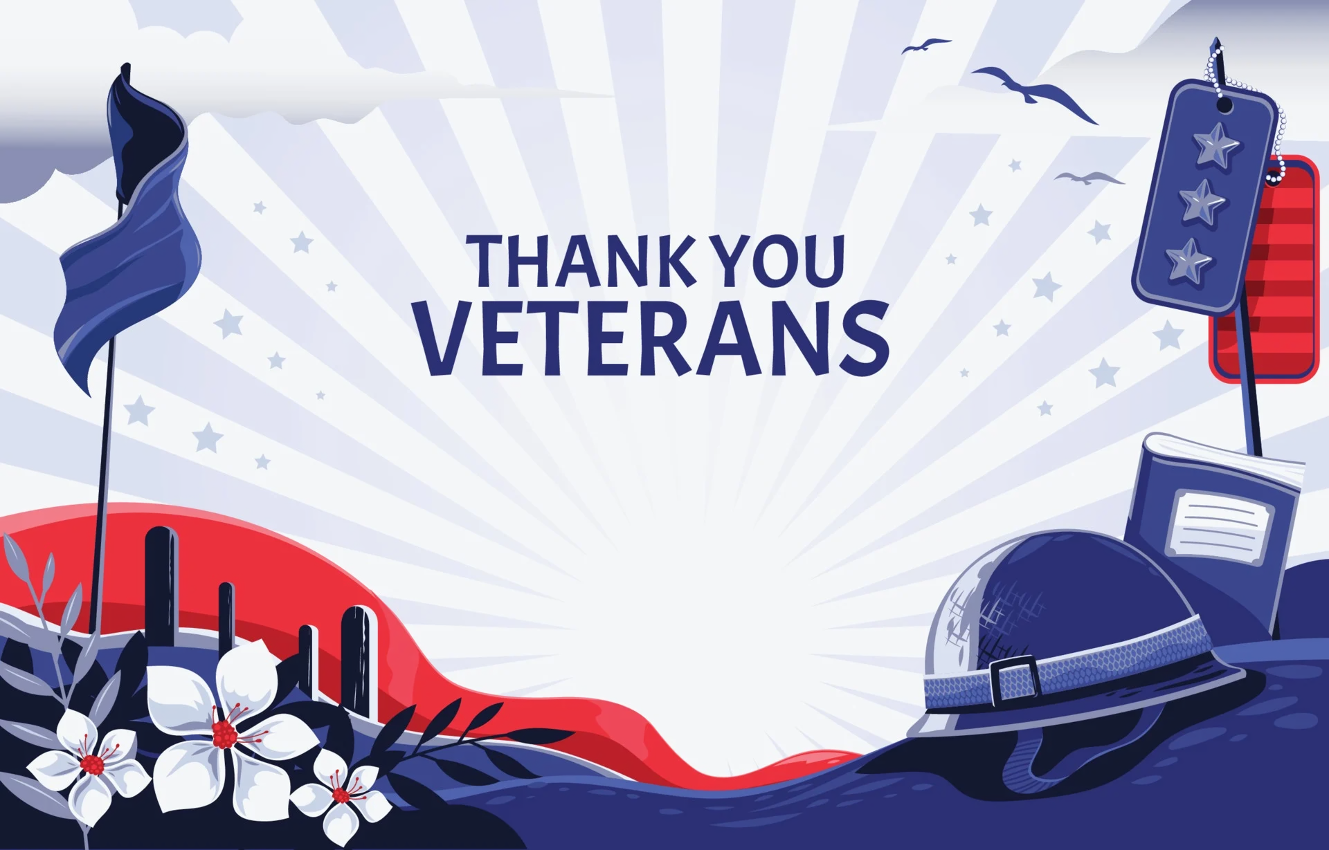 Thank You Veterans HD Wallpaper