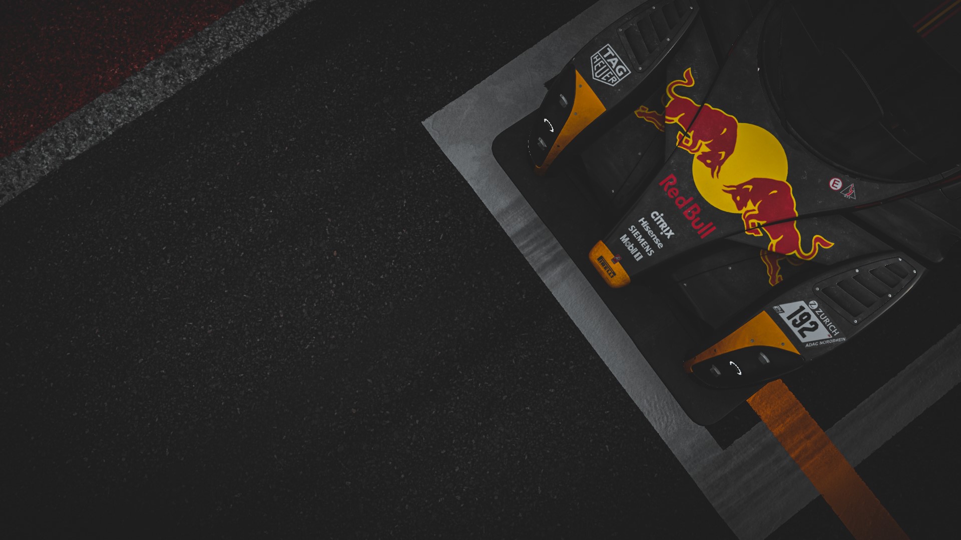 Red Bull Racing car on a race track HD Wallpaper