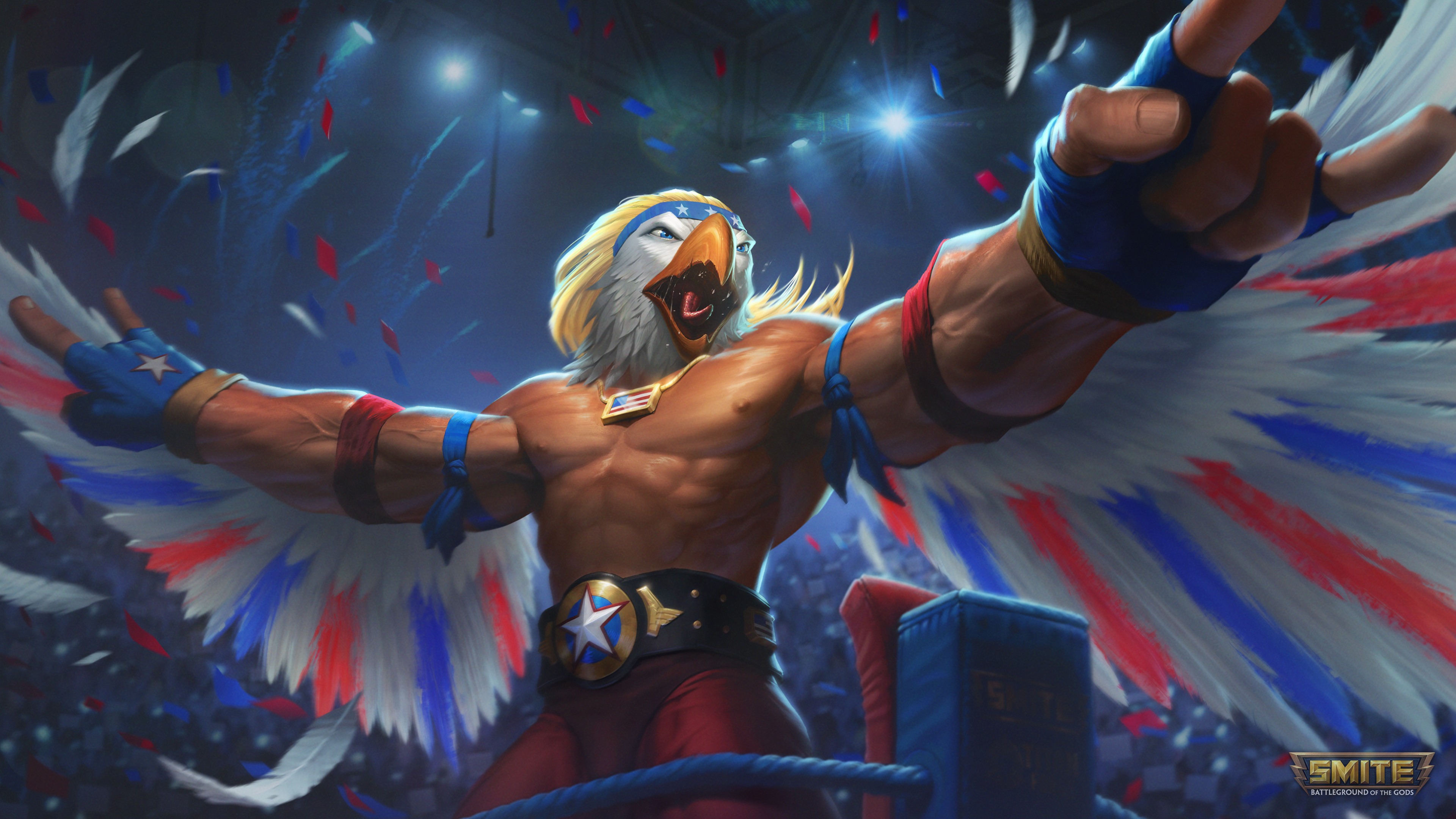 The Eagle's Elbow Camazotz in Smite HD Wallpaper