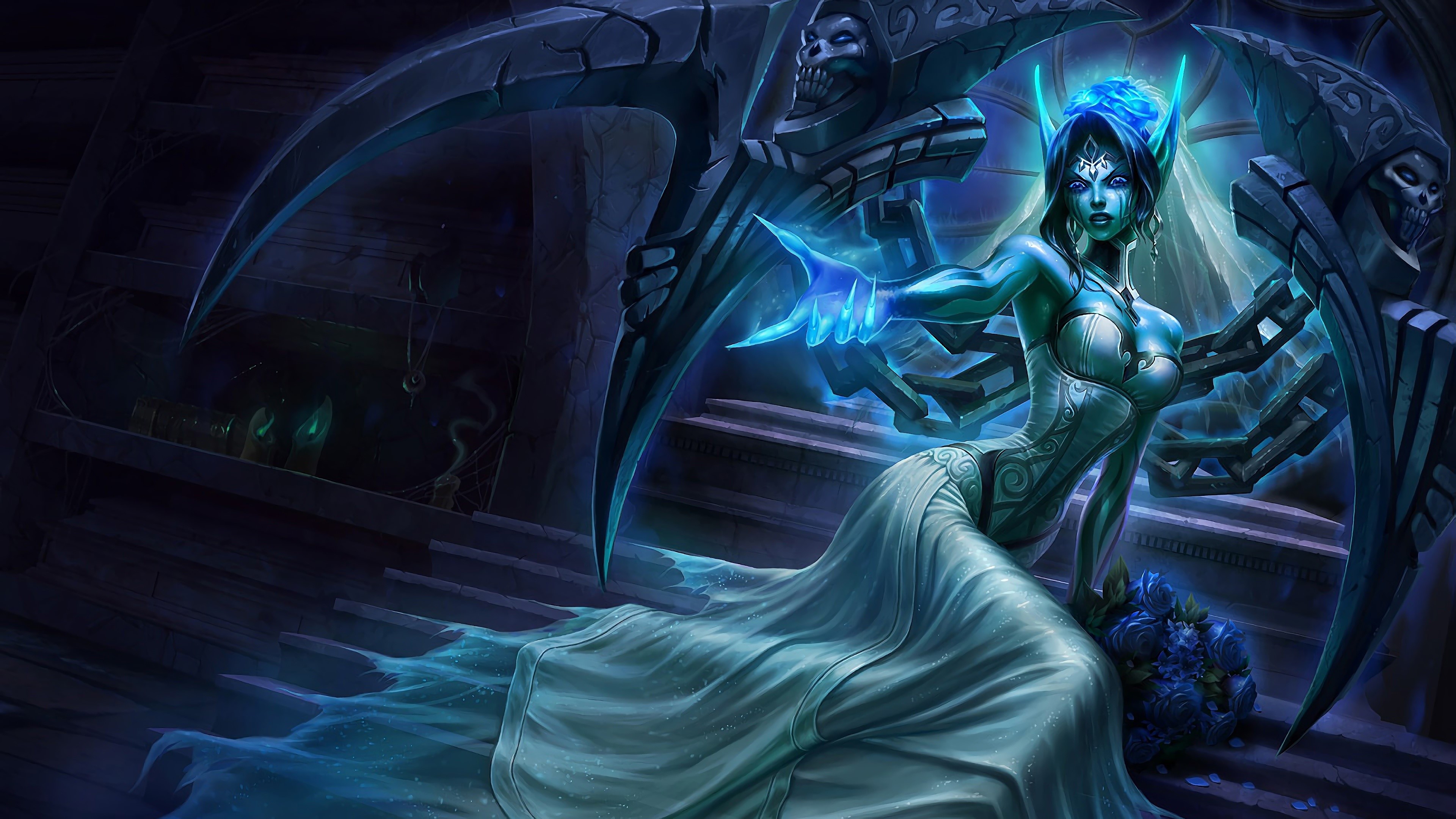 Morgana from League of Legends HD Wallpaper