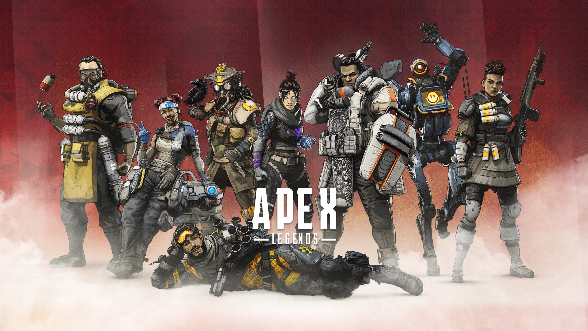 Apex Legends characters standing together HD Wallpaper