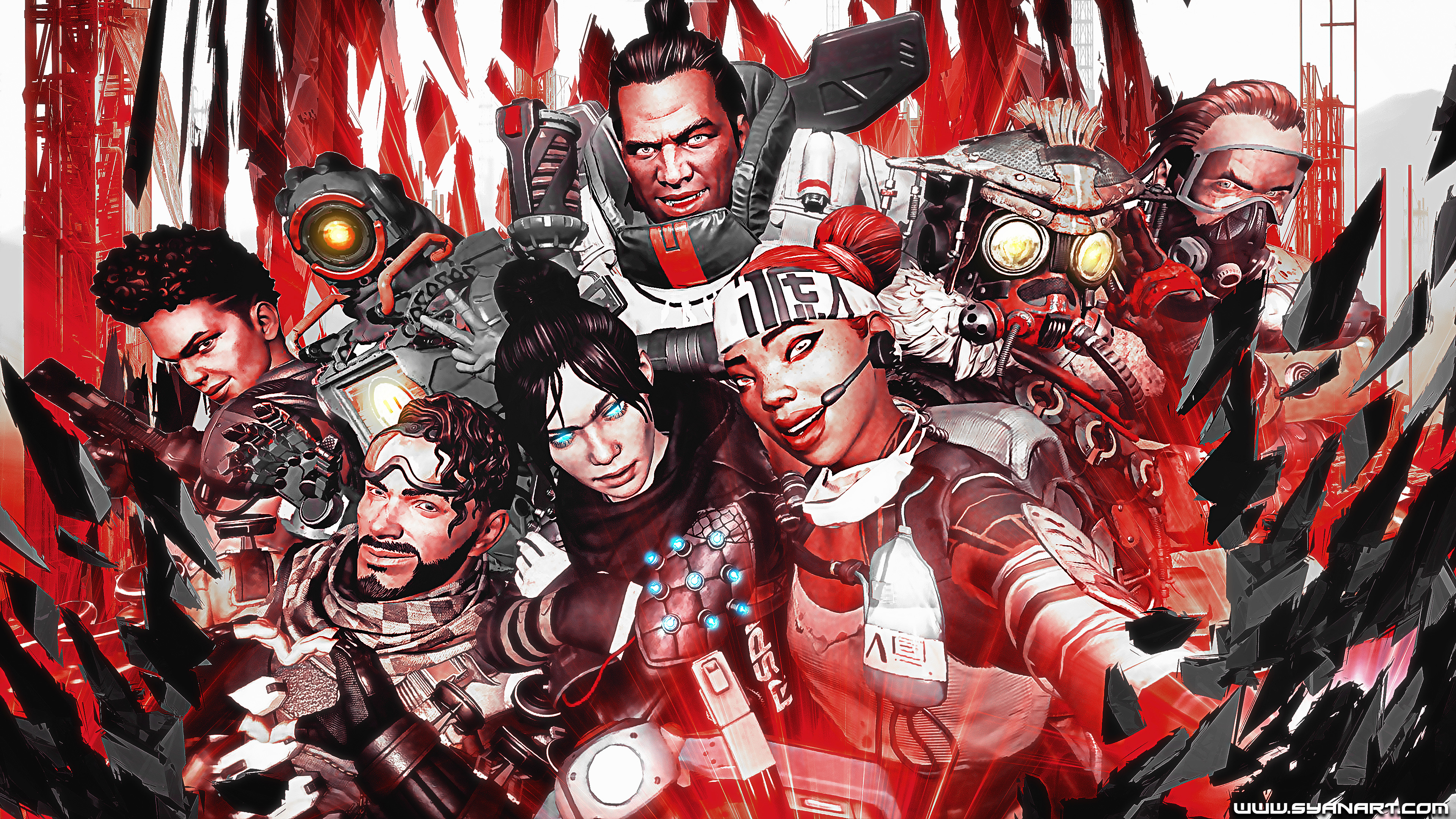 Apex Legends Characters 4K HD Wallpaper