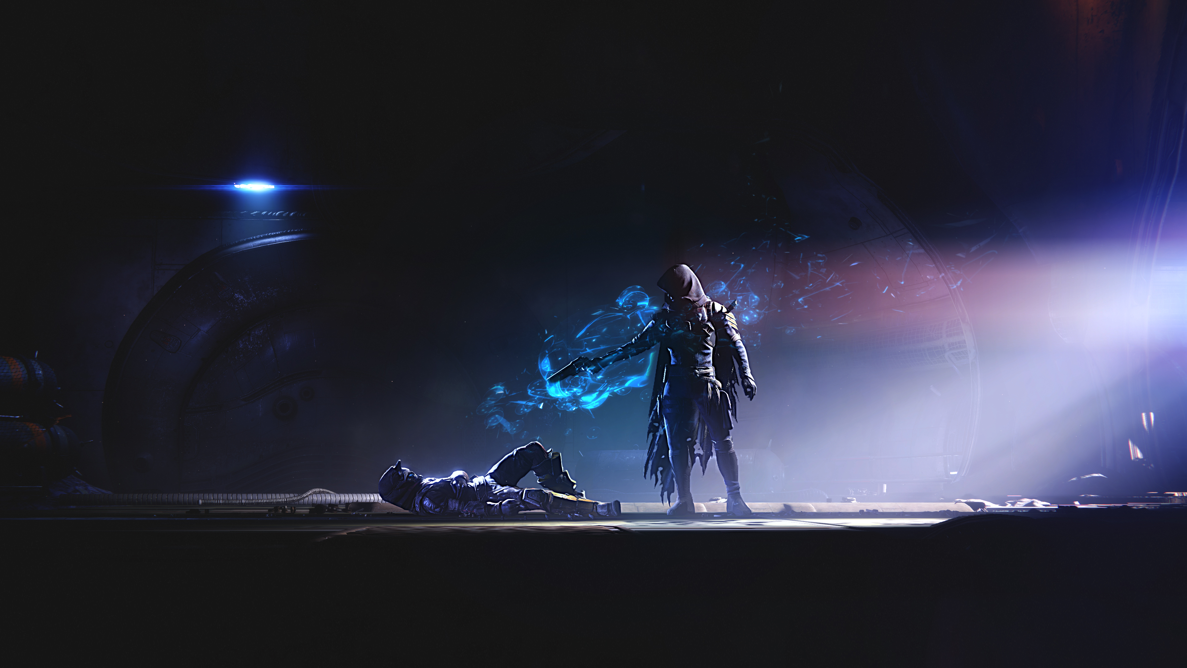 Uldren Sov confronts a fallen Cayde-6 in Destiny 2 HD Wallpaper