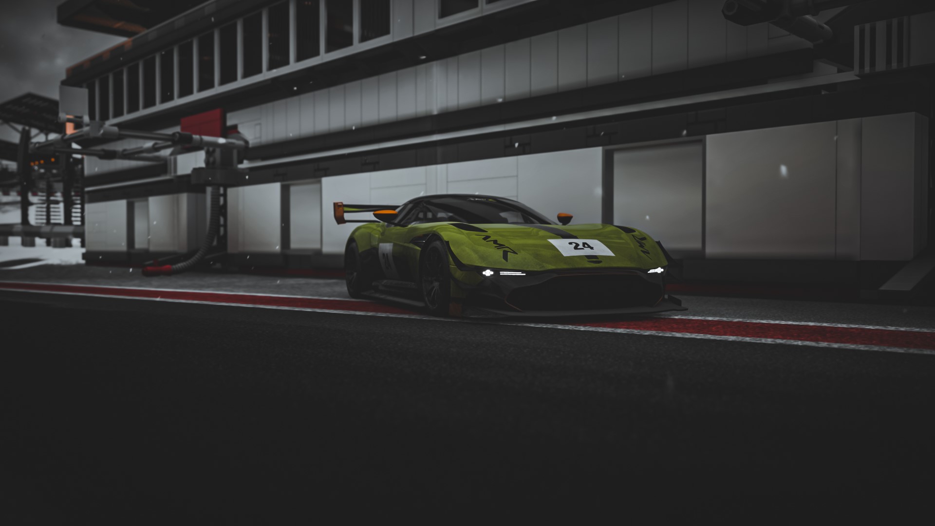 Aston Martin Vulcan on a race track HD Wallpaper