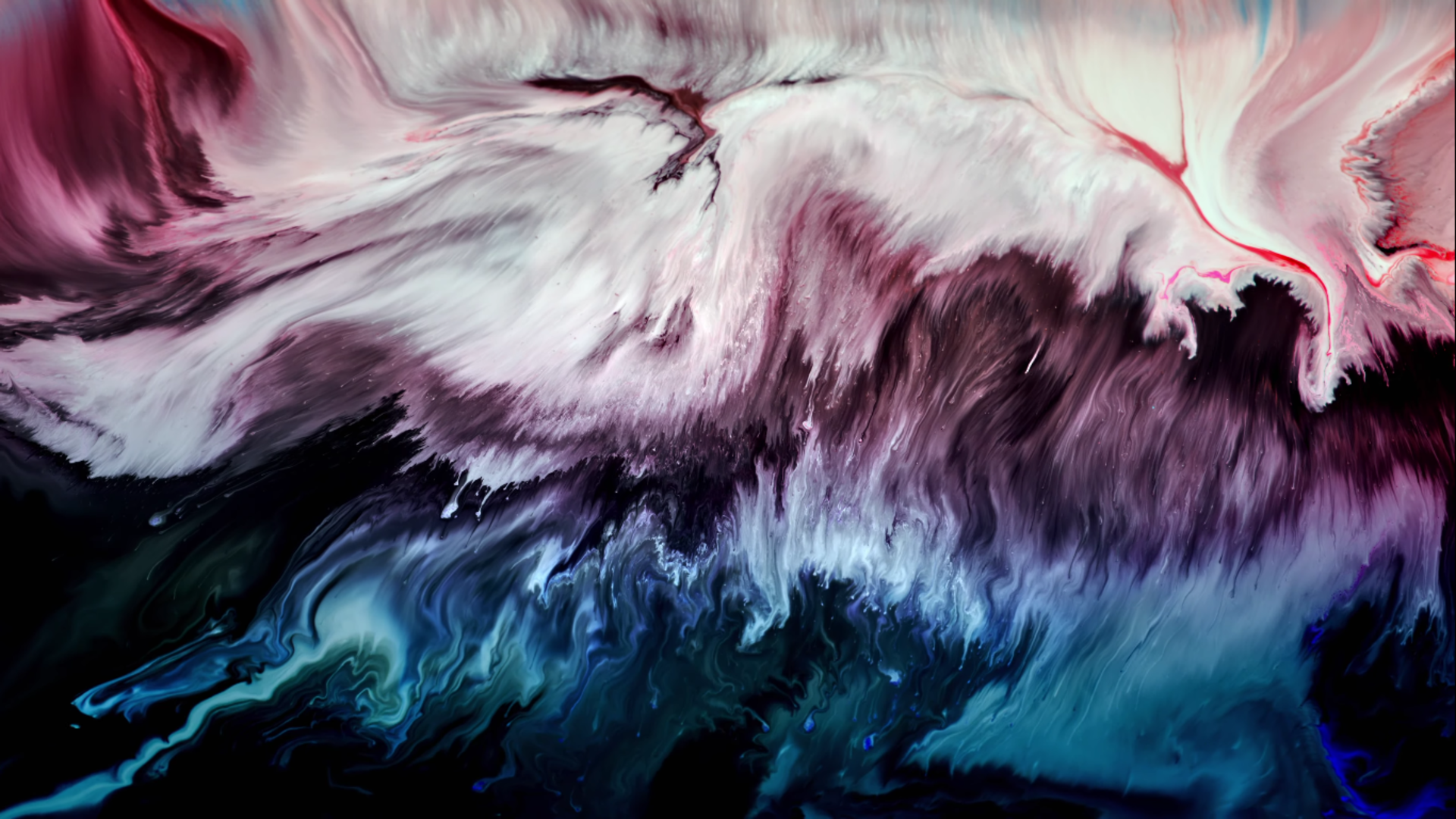 Abstract liquid color burst HD Wallpaper